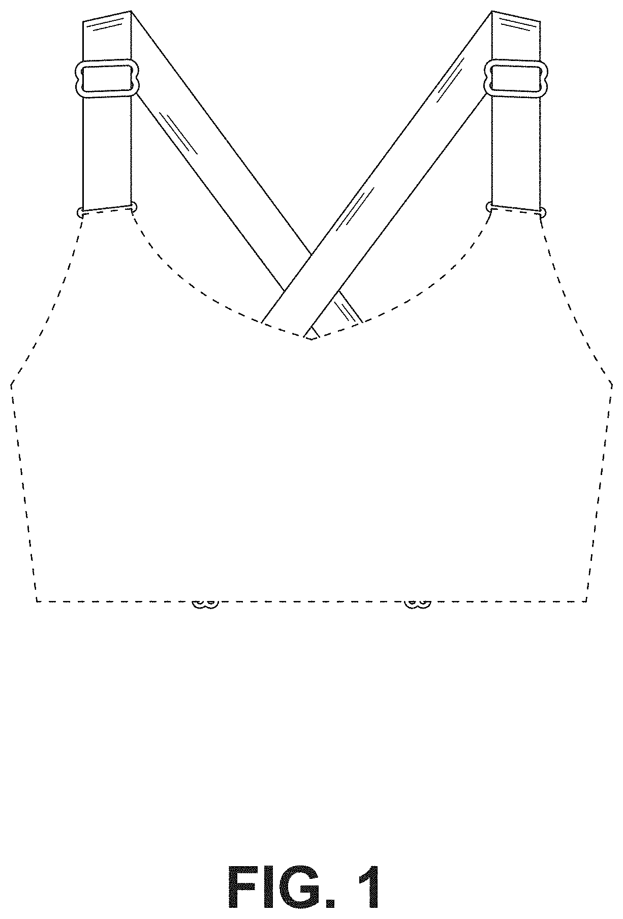 Patent USD1001429 Figure 1 – Garment