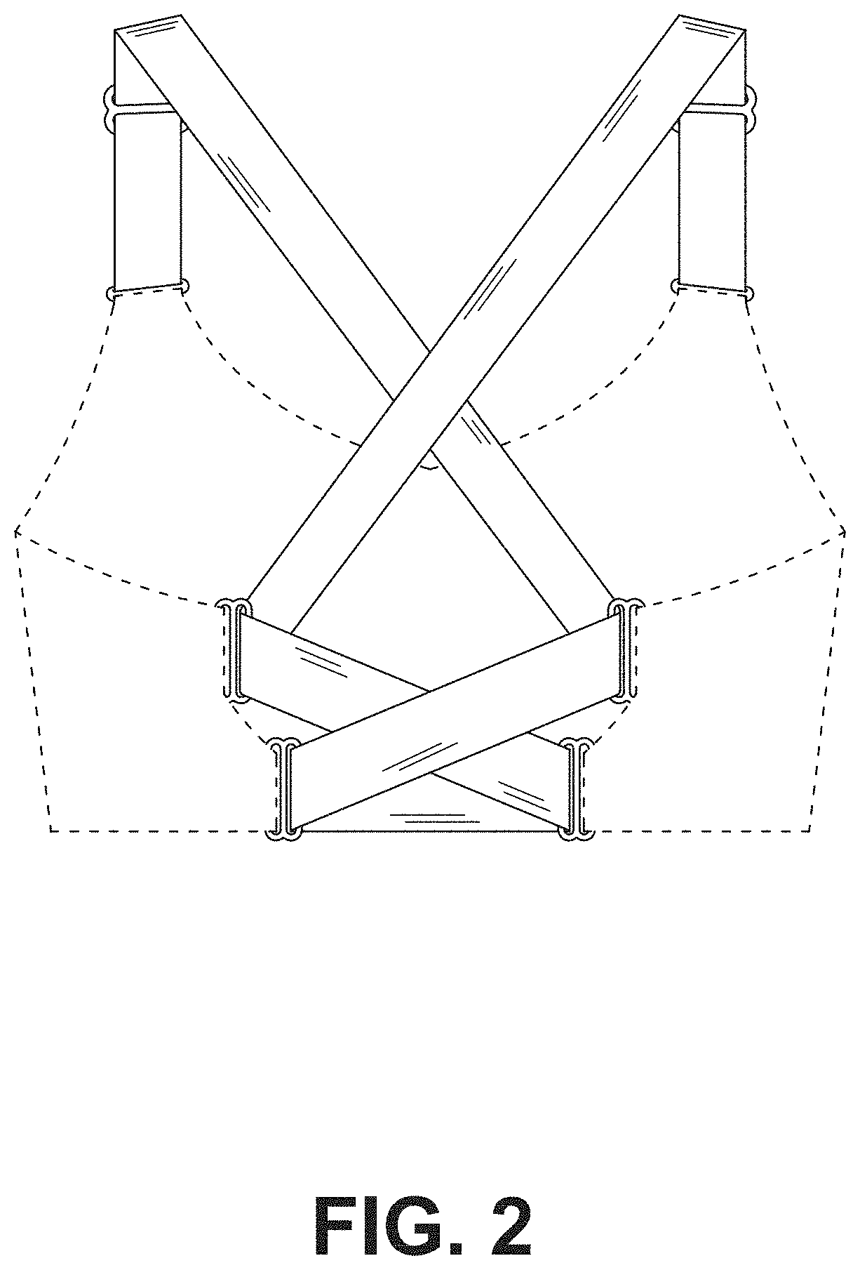 Patent USD1001429 Figure 2 – Garment