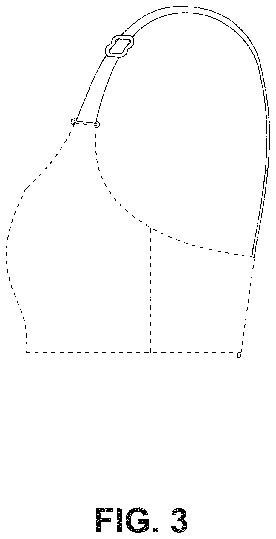 Patent USD1001429 Figure 3 – Garment