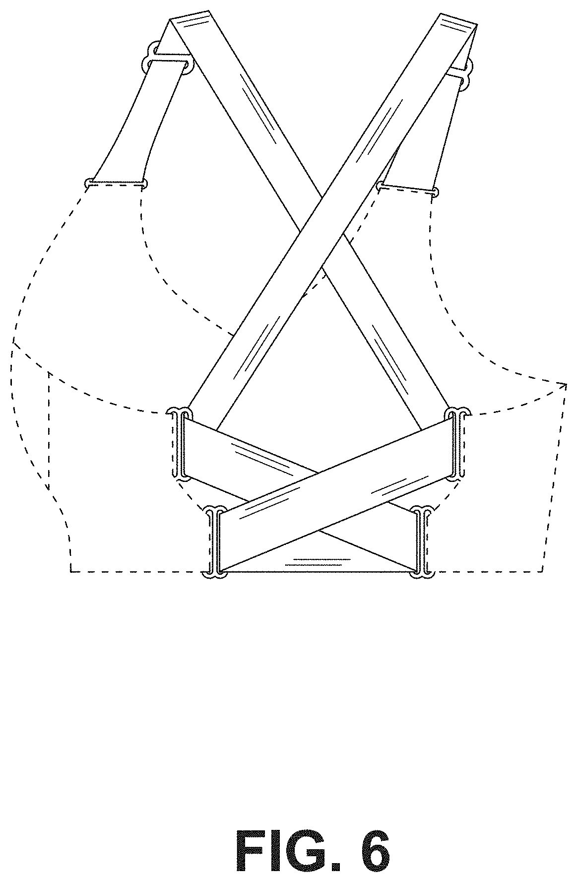 Patent USD1001429 Figure 6 – Garment