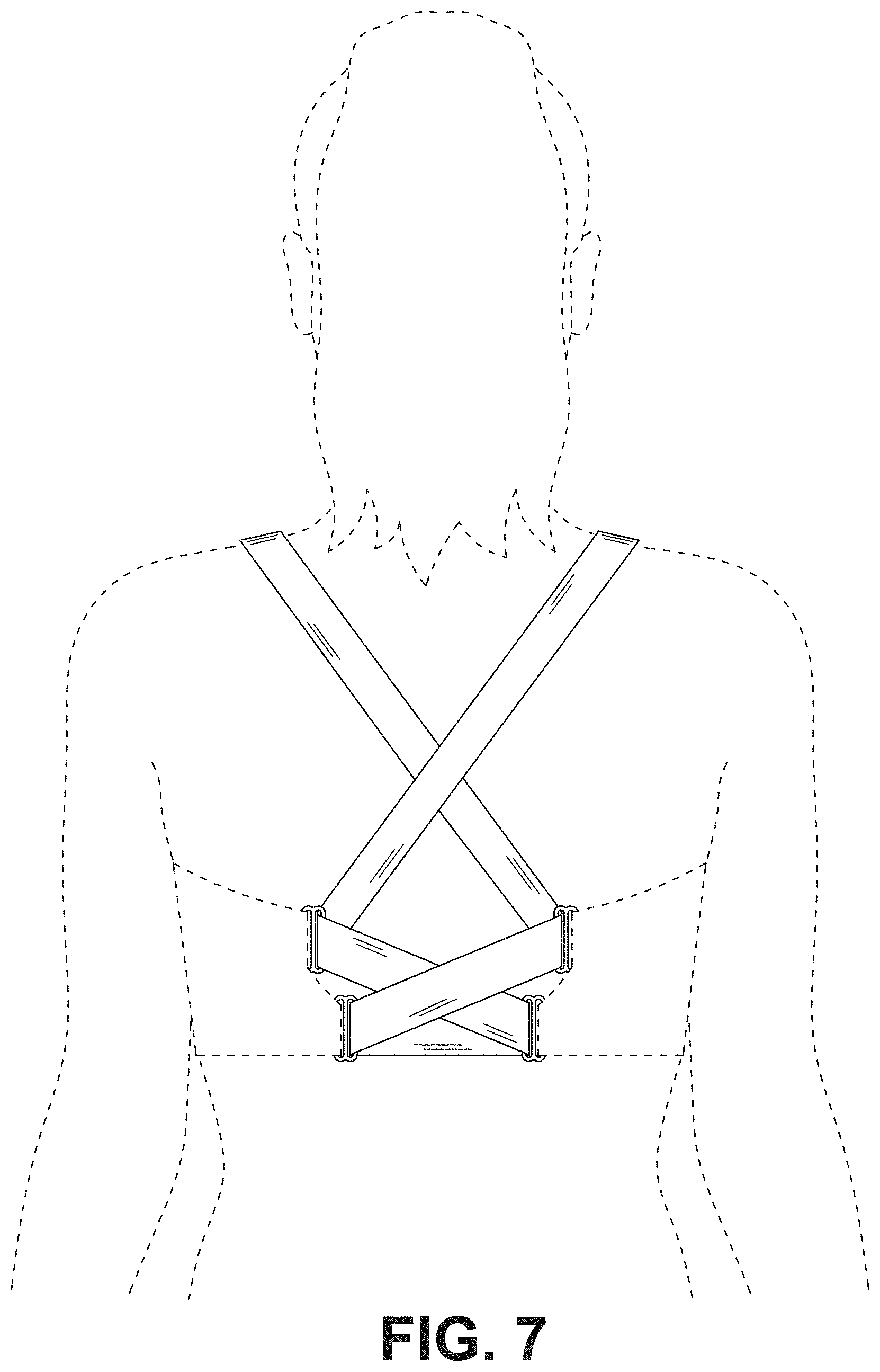 Patent USD1001429 Figure 7 – Garment