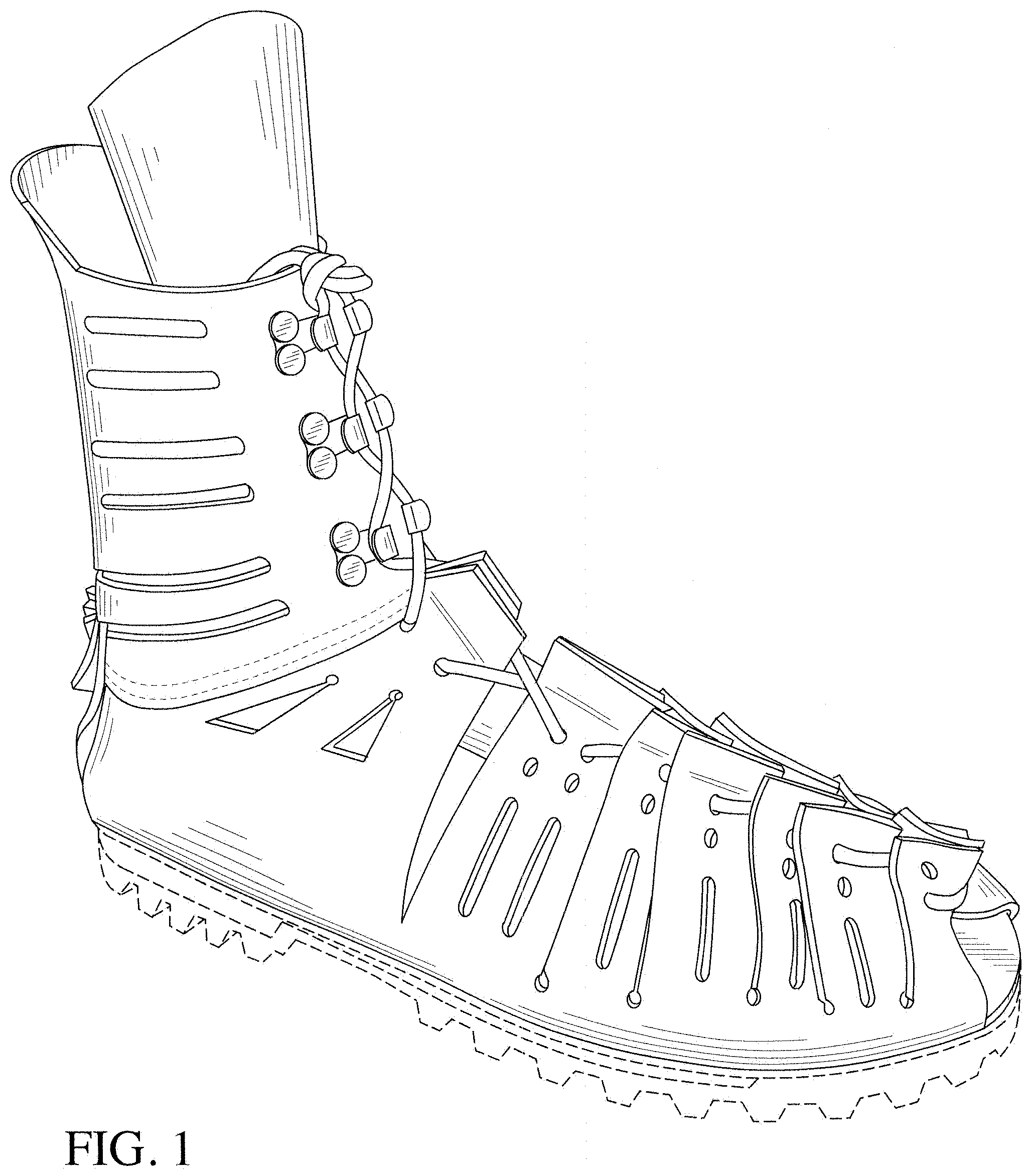 Patent USD1001430 Figure 1 – Boot