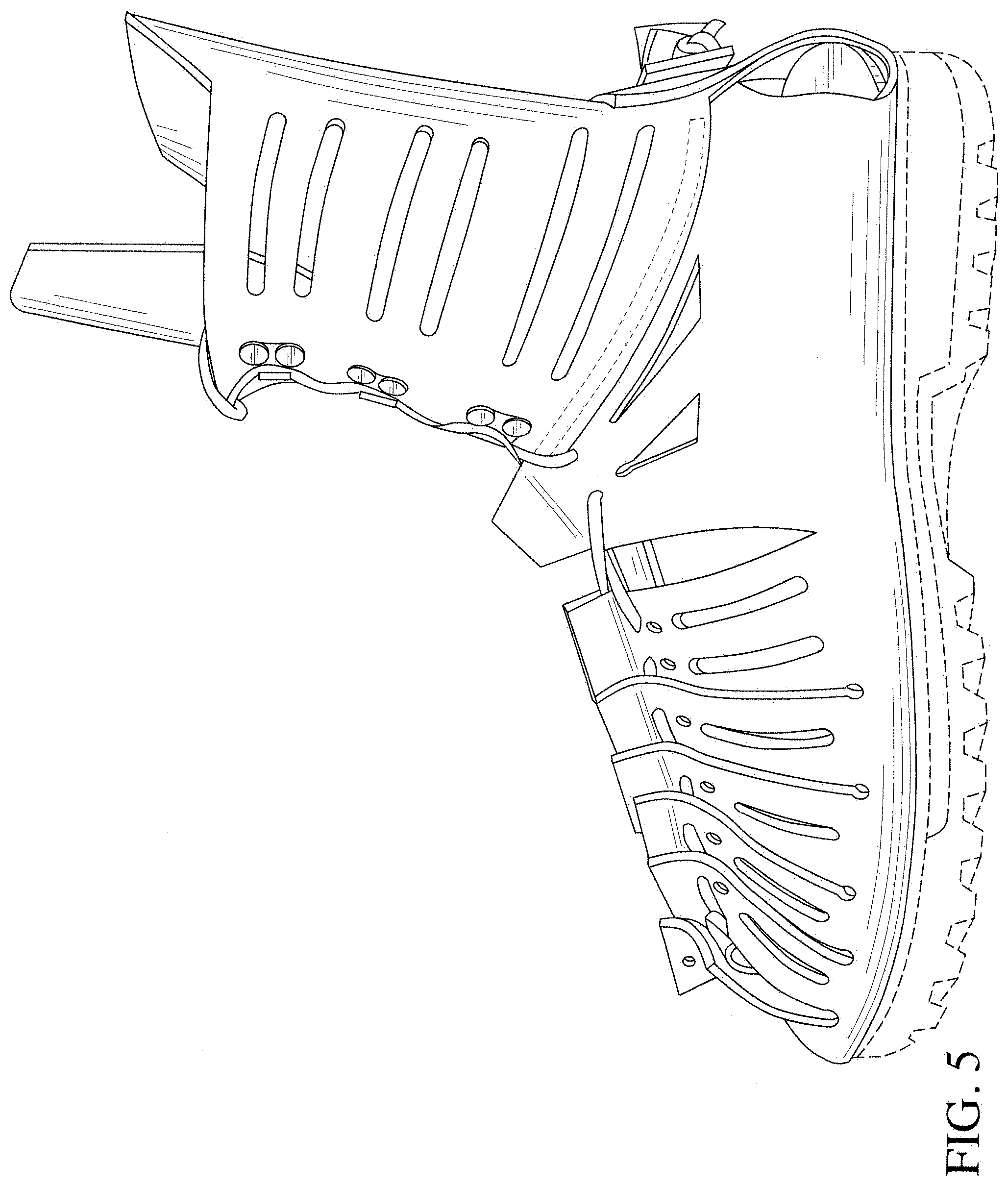 Patent USD1001430 Figure 5 – Boot
