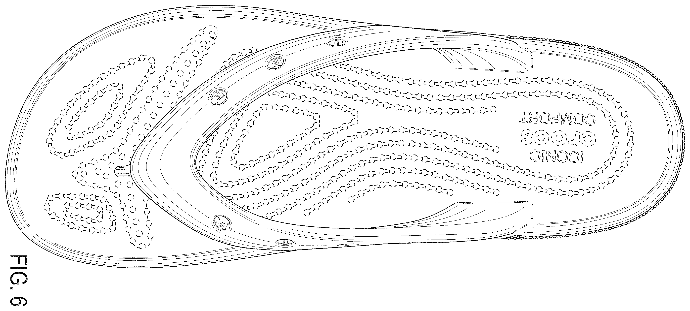 Patent USD1001431 Figure 6 – Footwear