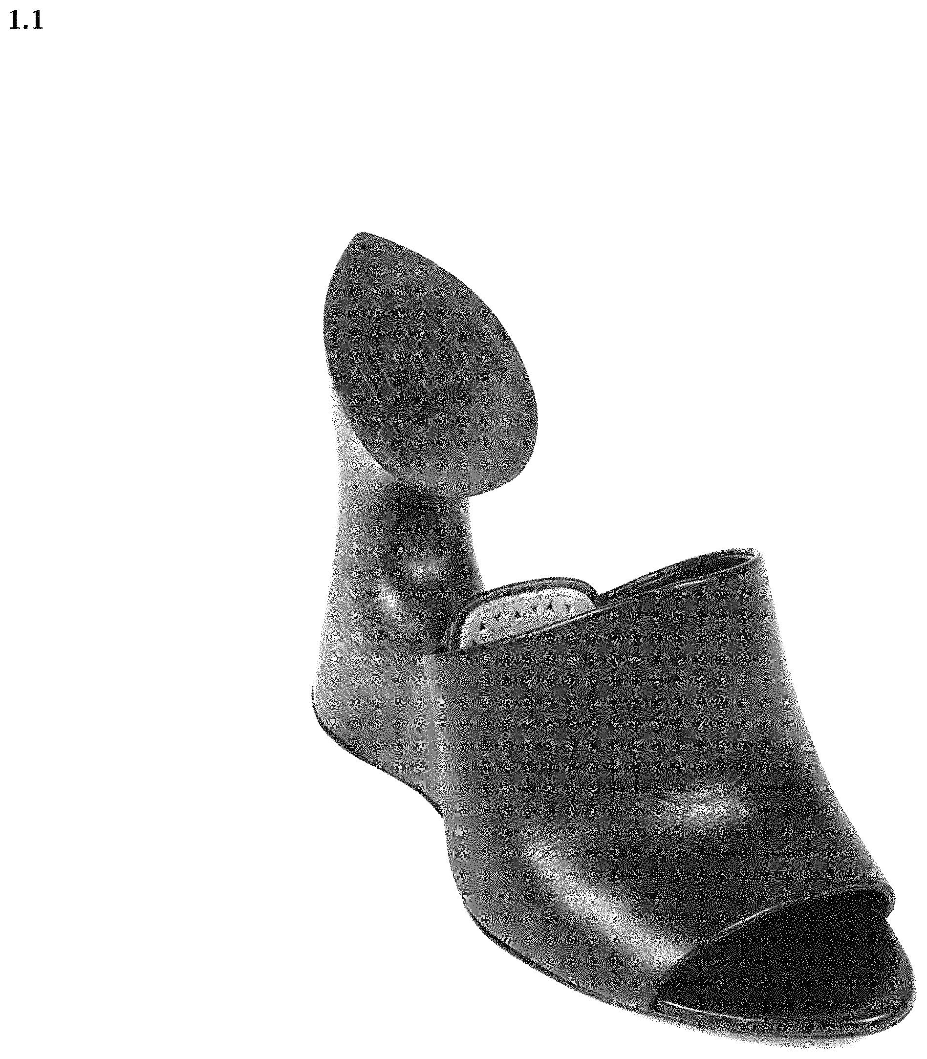 Patent USD1001433 — Shoe — Figure 1
