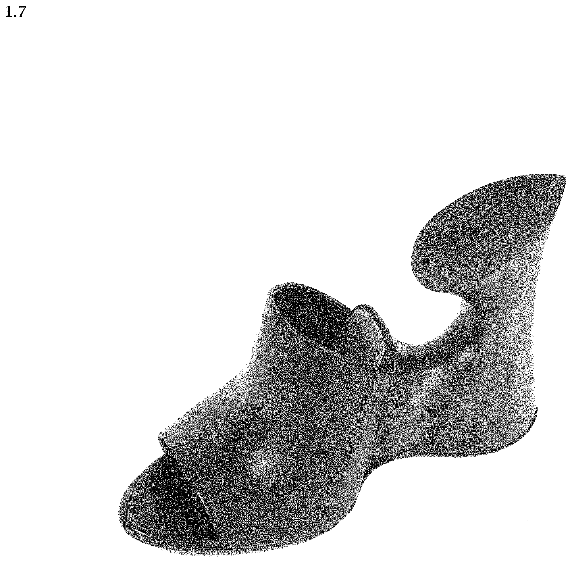 Patent USD1001433 Figure 7 – Shoe