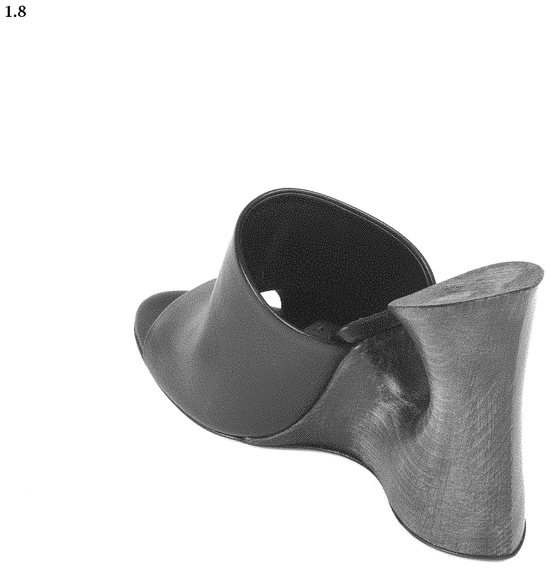 Patent USD1001433 Figure 8 – Shoe