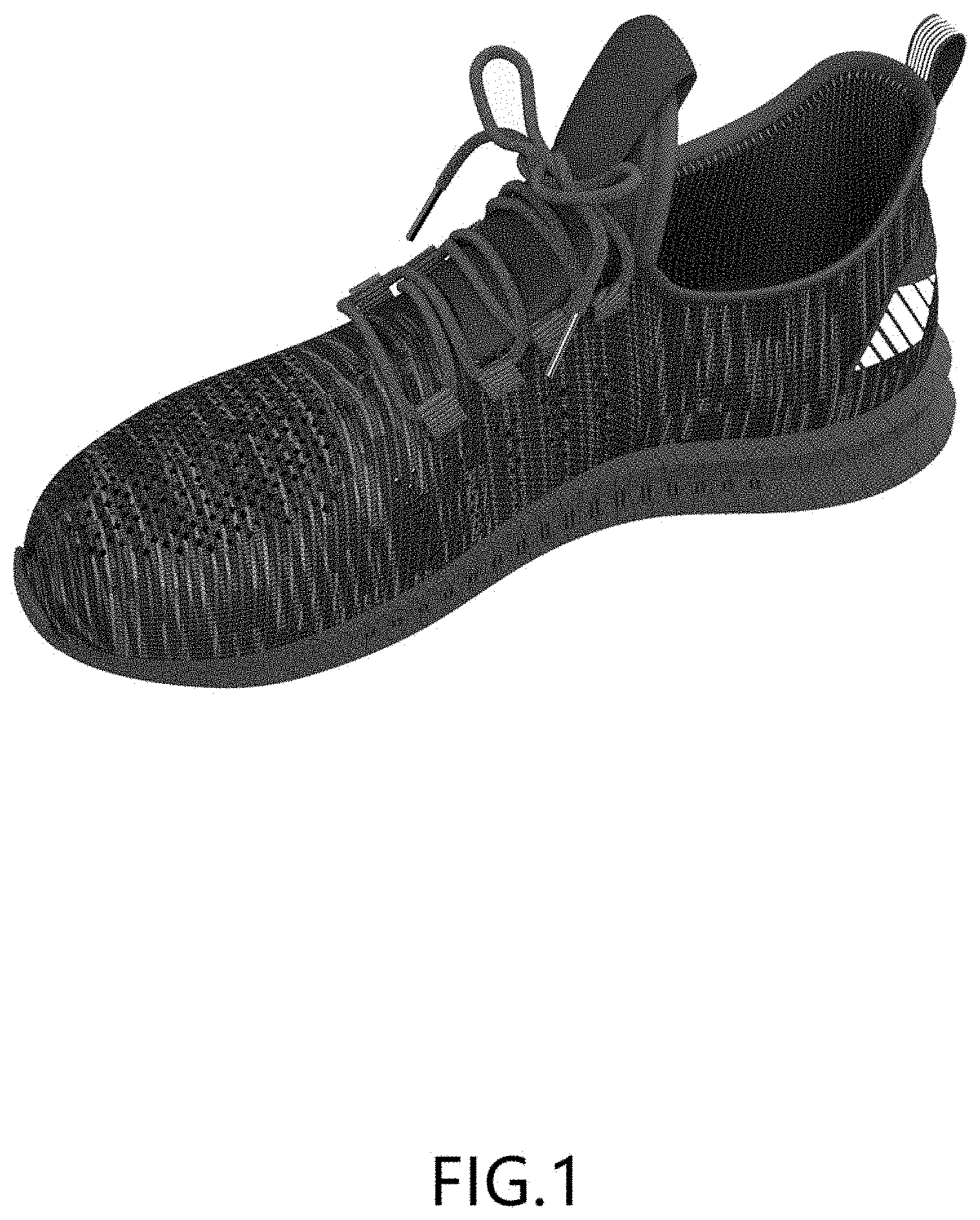 Patent USD1001434 Figure 1 – Shoe