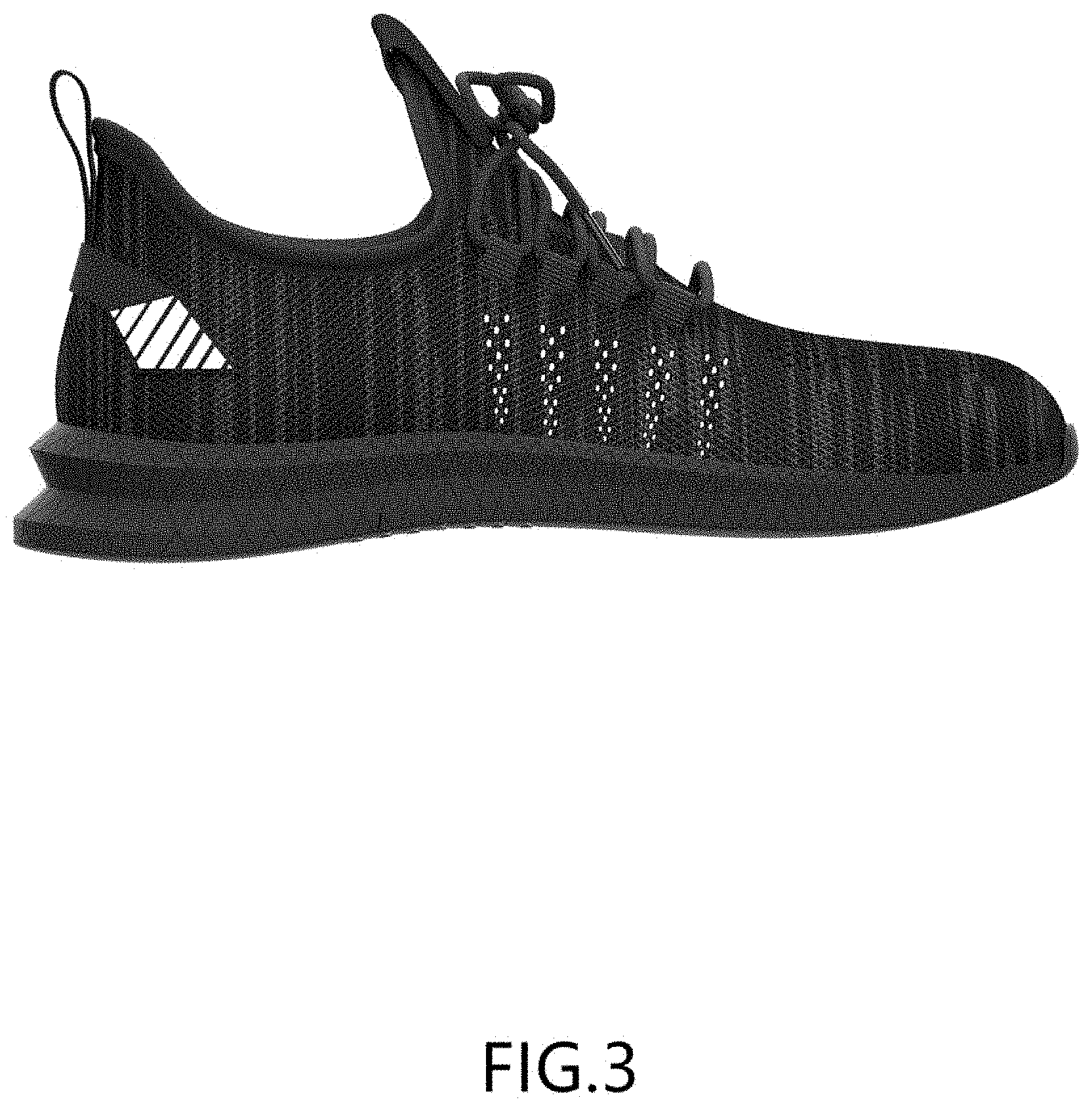 Patent USD1001434 Figure 3 – Shoe