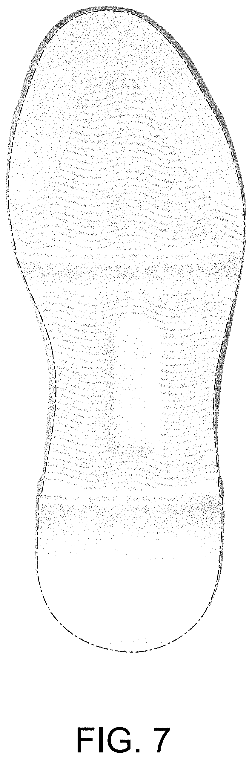 Patent USD1001435 Figure 7 – Sole