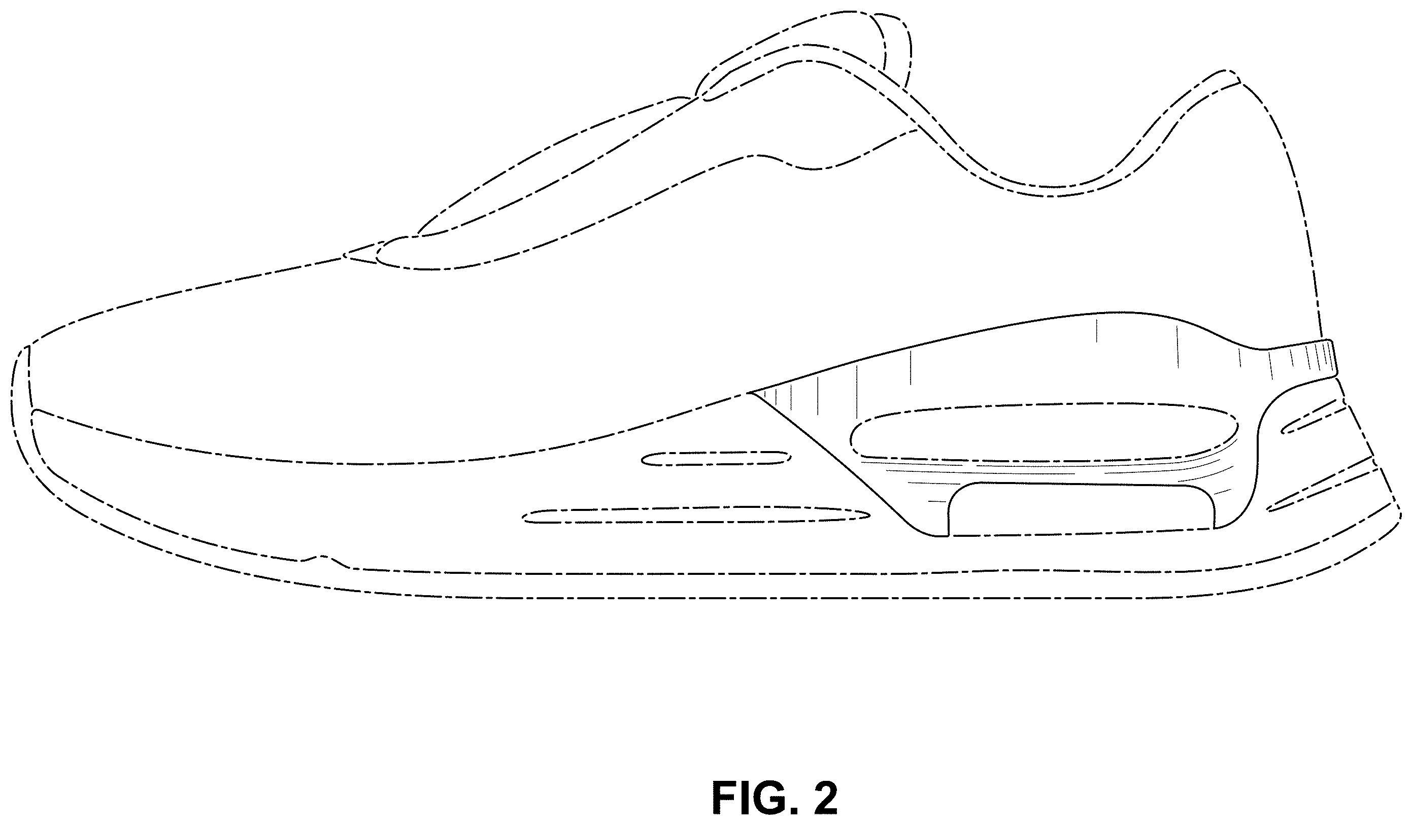 Patent USD1001438 Figure 2 – Shoe