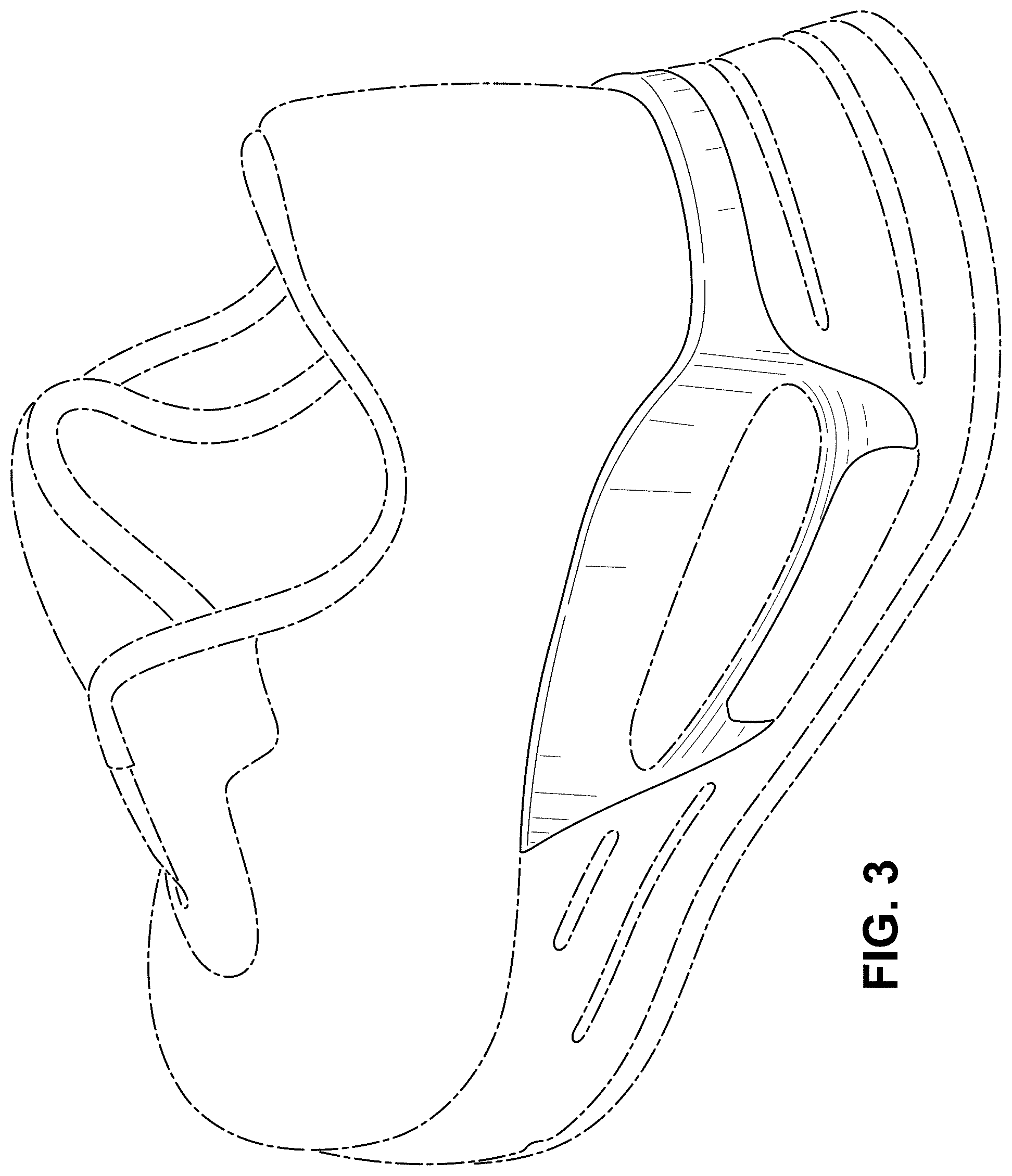 Patent USD1001438 Figure 3 – Shoe