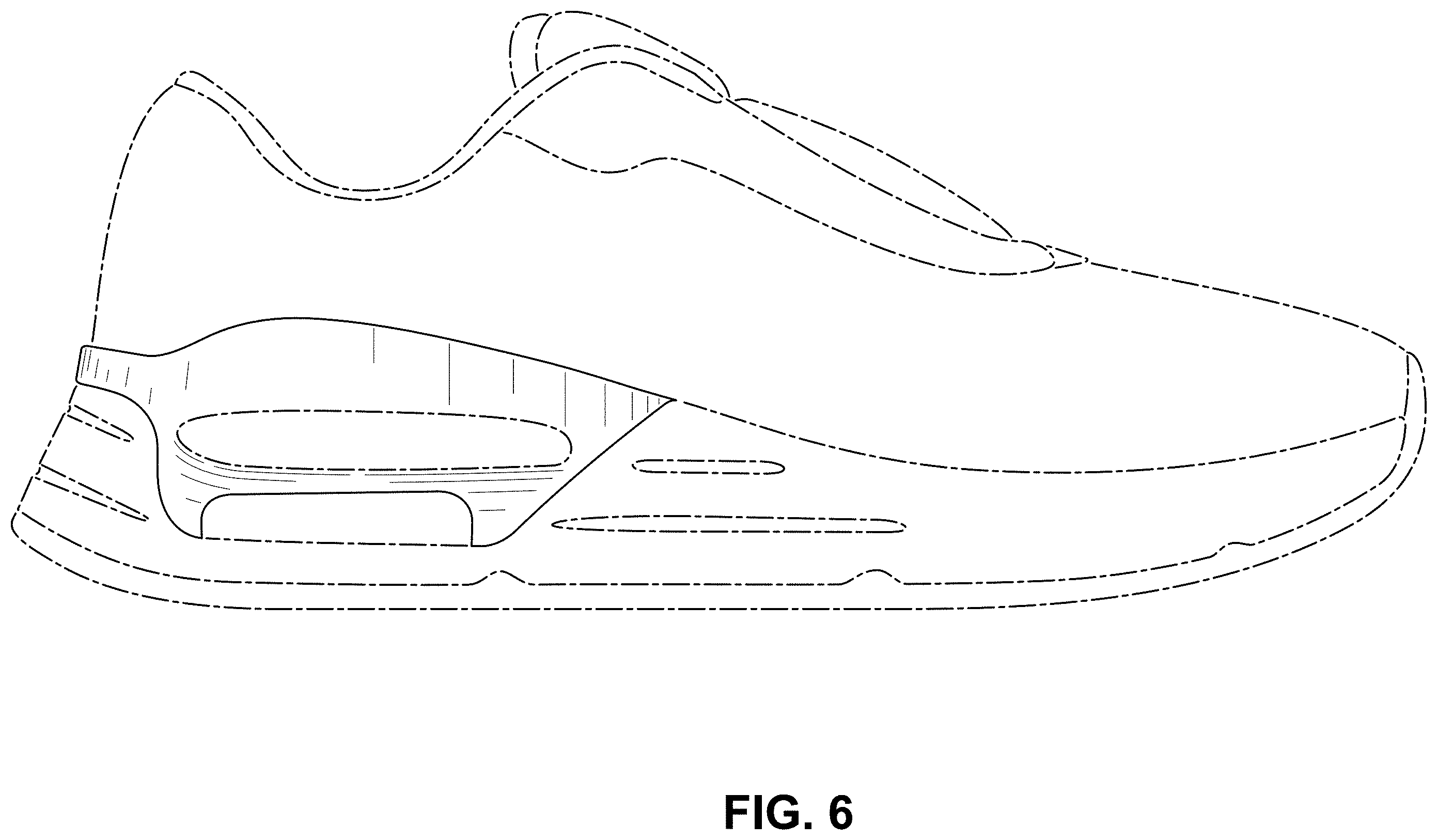 Patent USD1001438 Figure 6 – Shoe