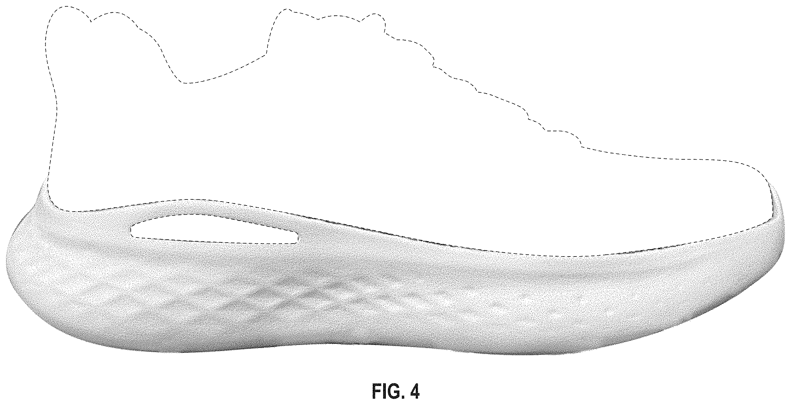 Patent USD1001439 Figure 3 – Shoe midsole periphery