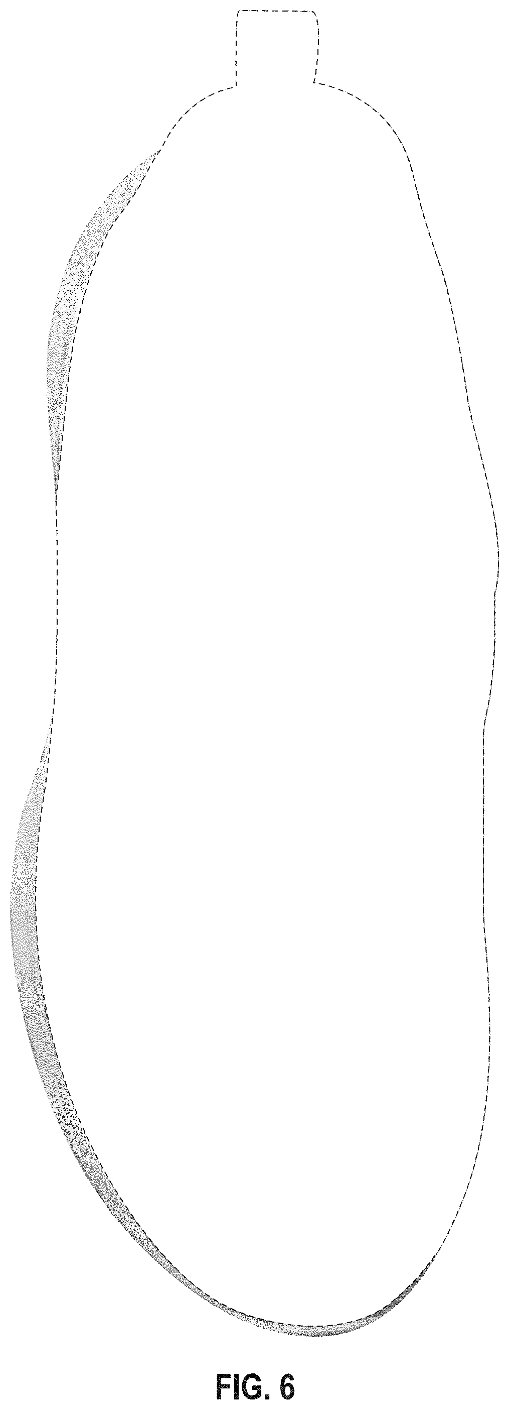 Patent USD1001439 Figure 5 – Shoe midsole periphery