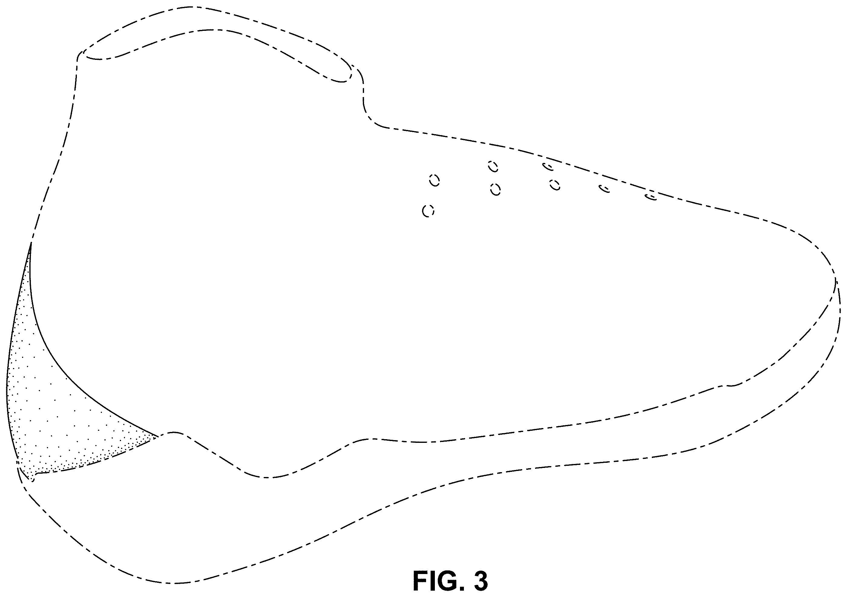 Patent USD1001440 Figure 3 – Shoe