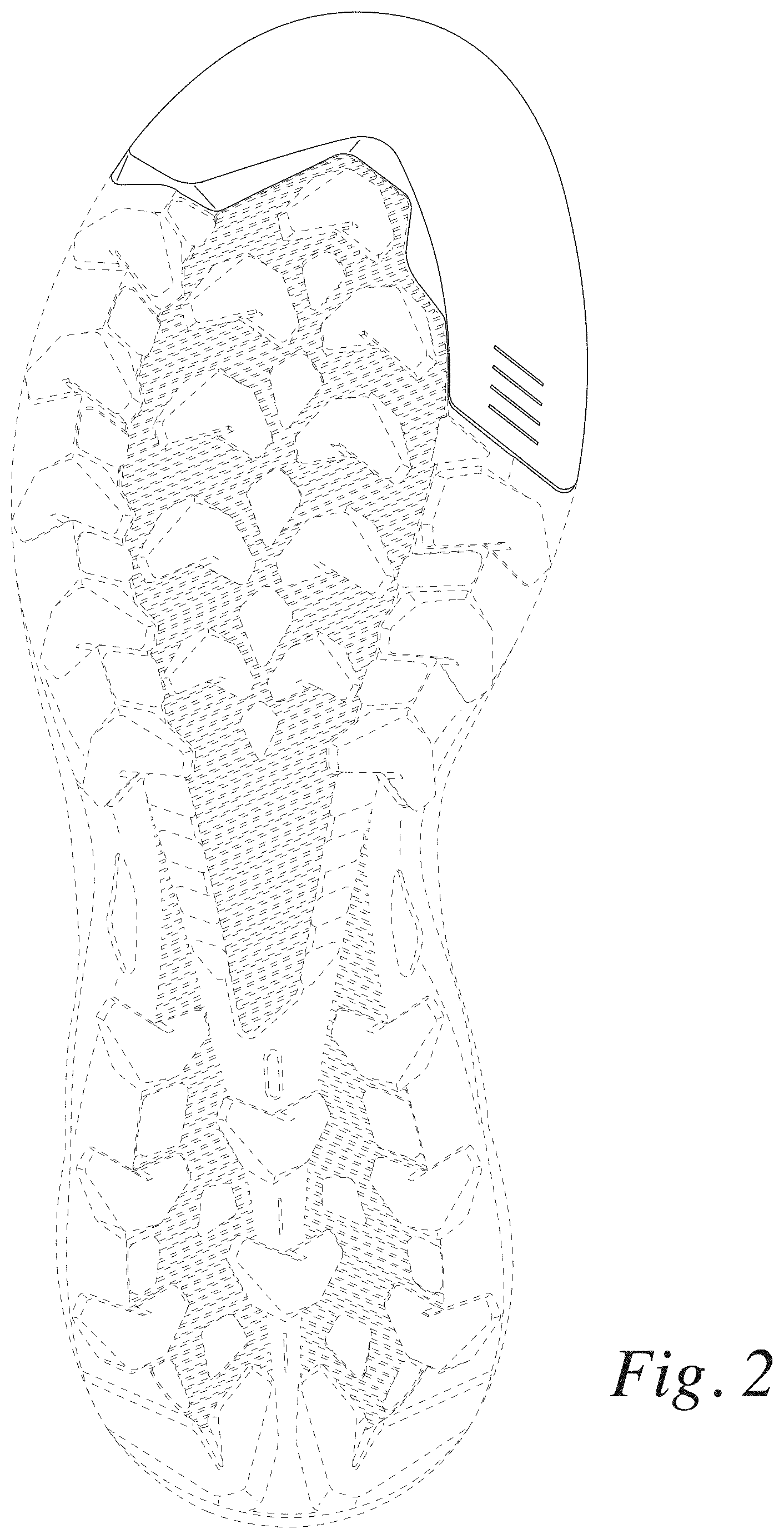 Patent USD1001442 Figure 2 – Footwear sole
