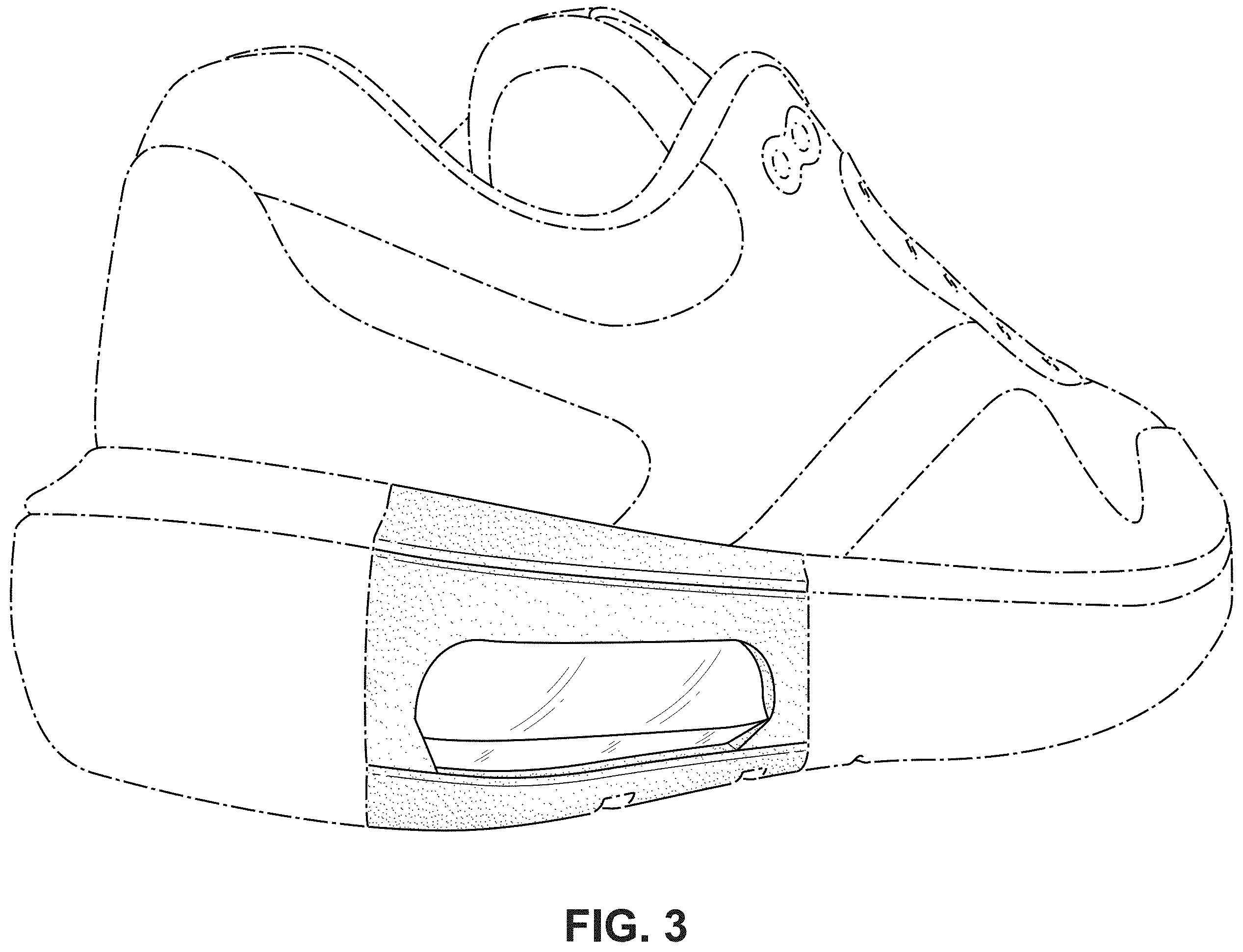 Patent USD1001445 Figure 3 – Shoe