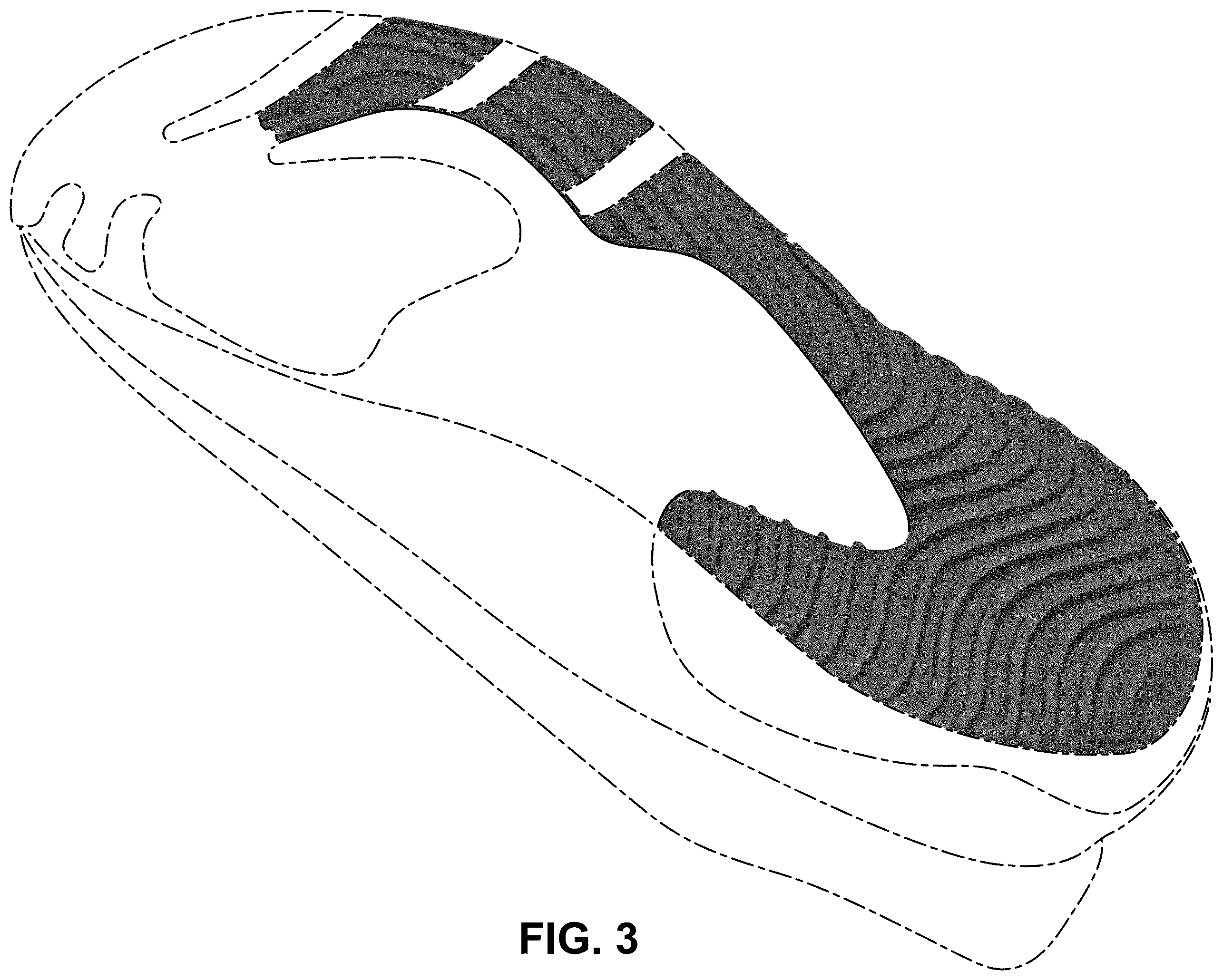 Patent USD1001449 Figure 3 – Shoe