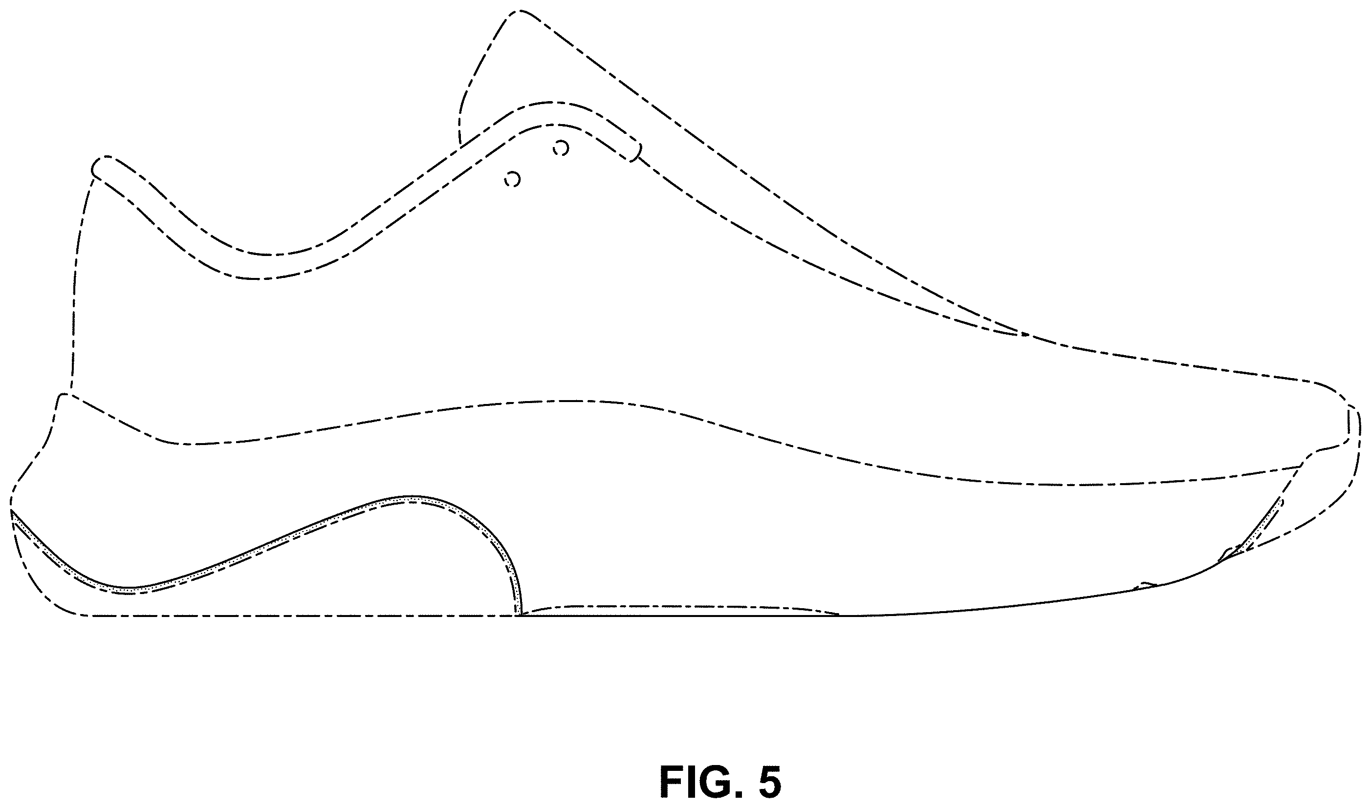 Patent USD1001450 Figure 5 – Shoe