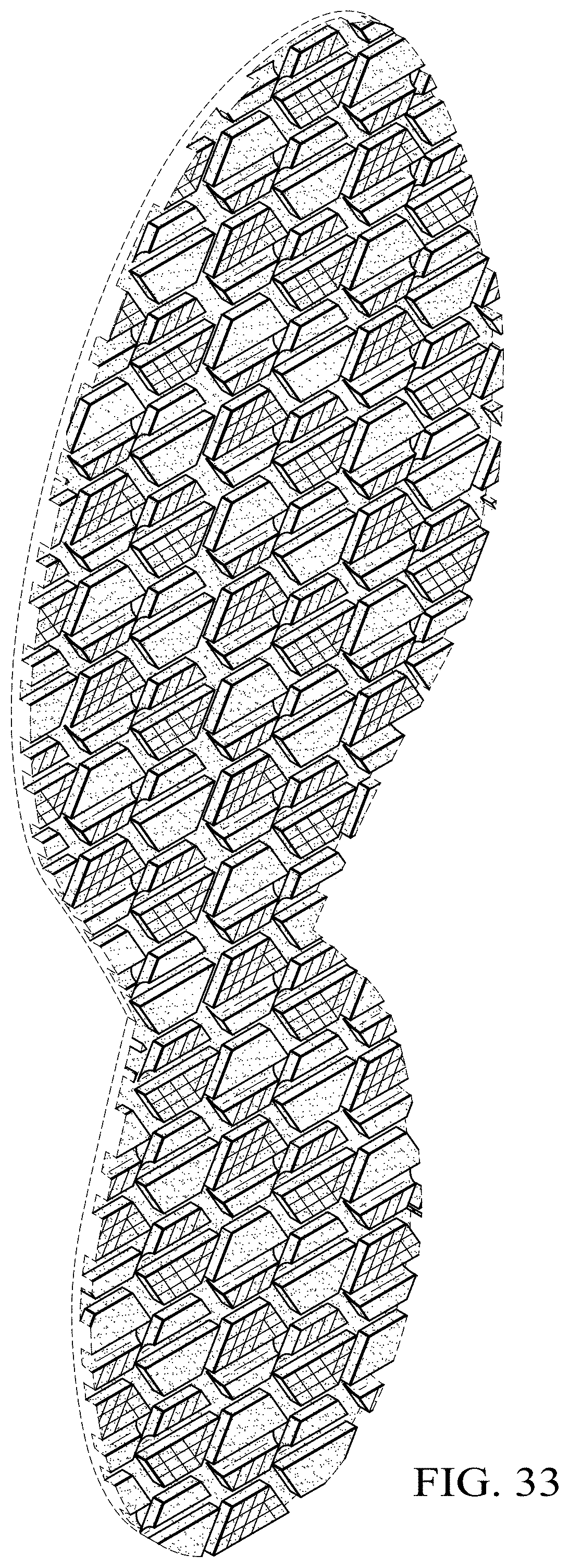 Patent USD1001451 Figure 9 – Sole with studs
