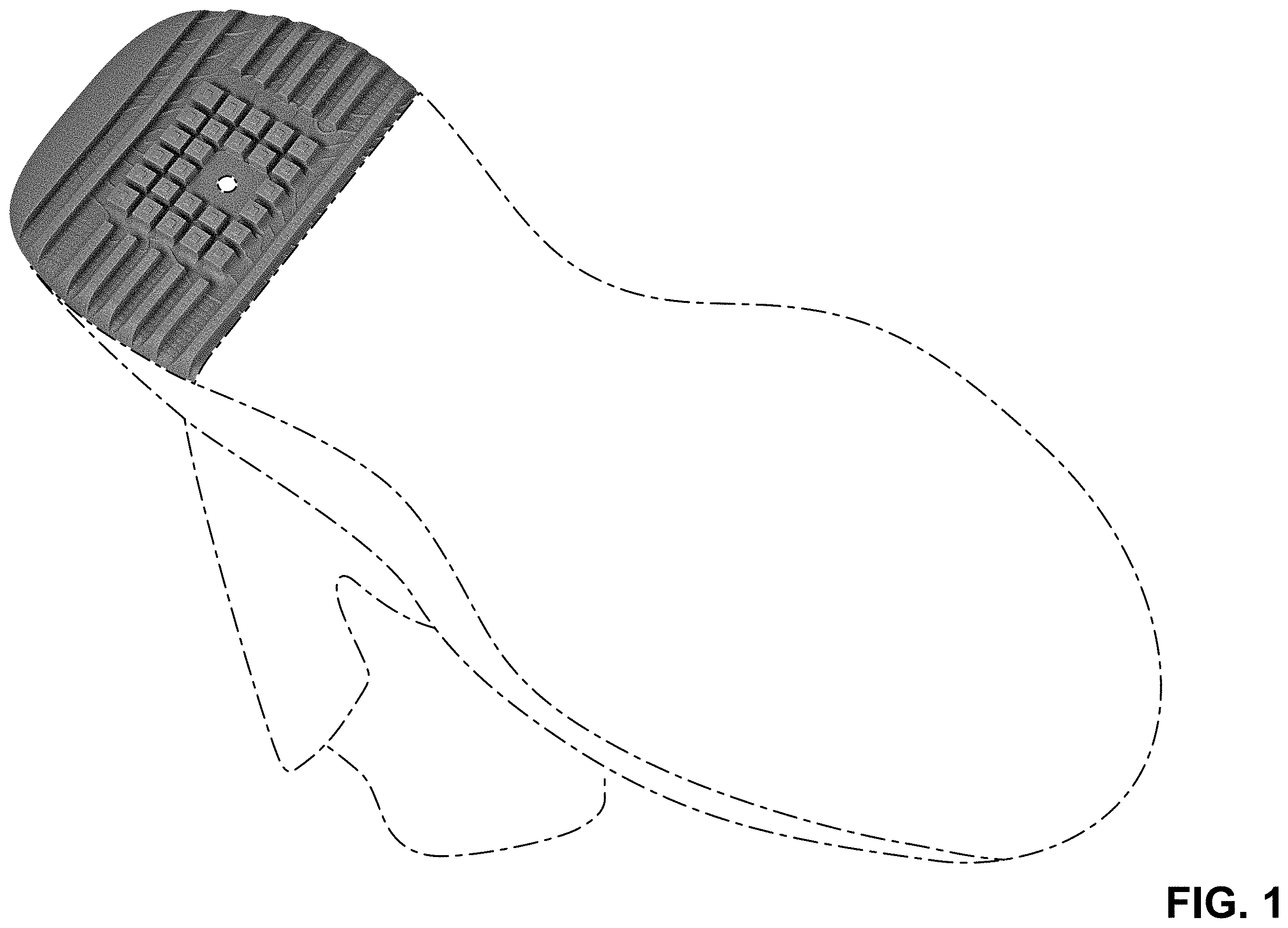 Patent USD1001452 Figure 1 – Shoe