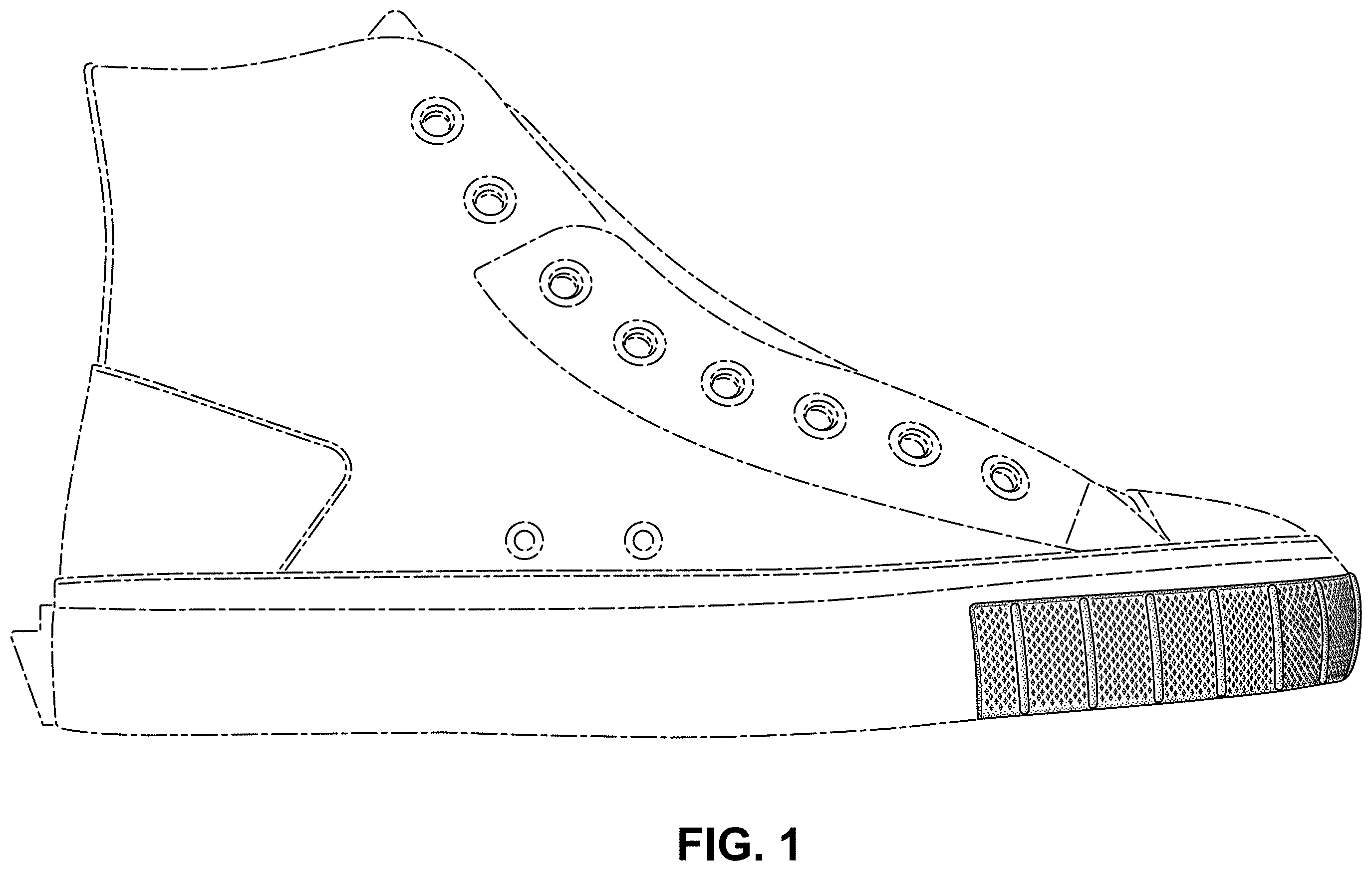 Patent USD1001453 Figure 1 – Shoe