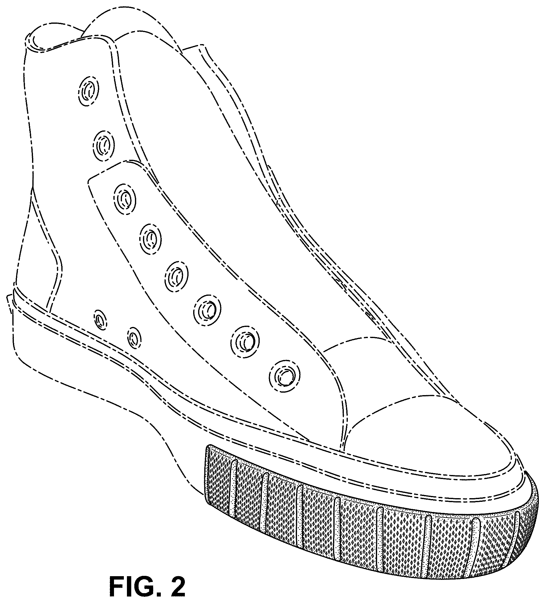 Patent USD1001453 Figure 2 – Shoe