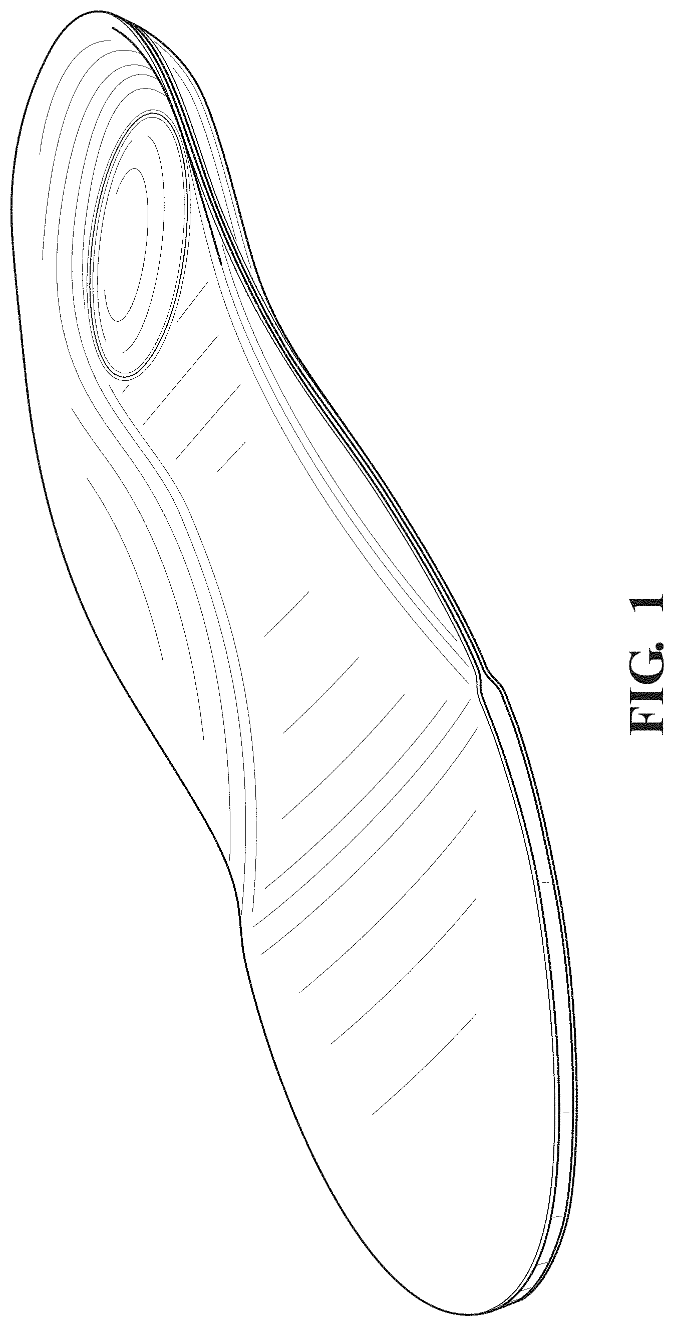 Patent USD1001454 — Insole — Figure 1