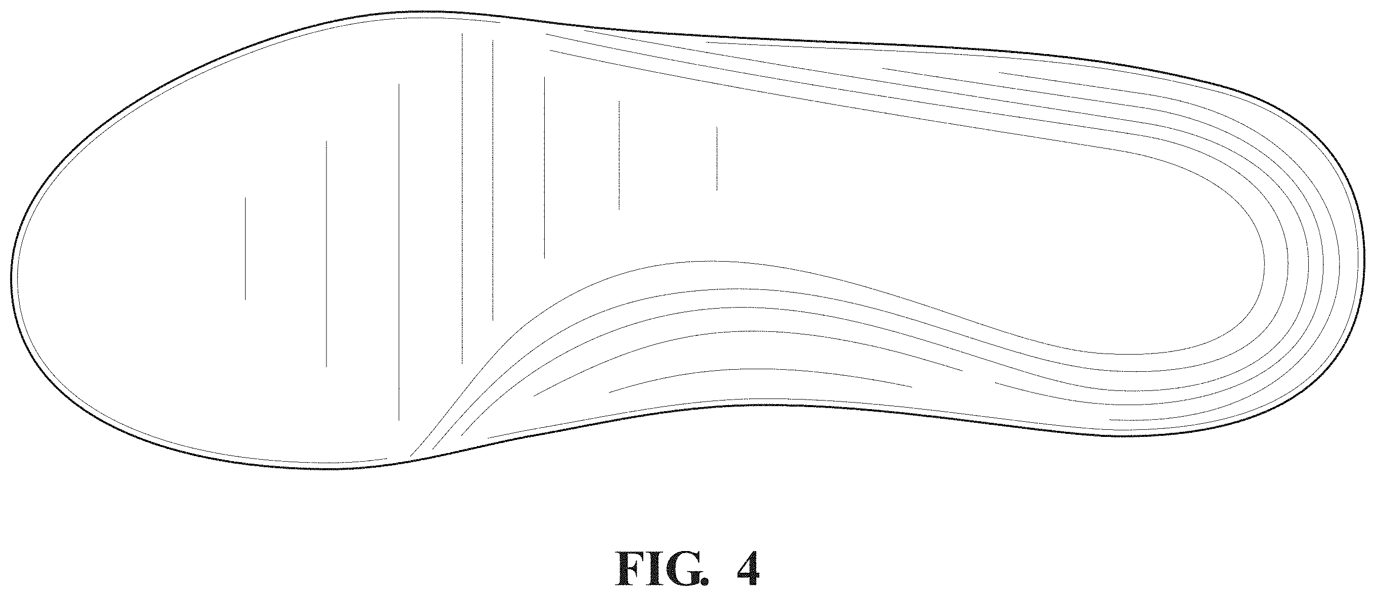 Patent USD1001454 Figure 4 – Insole