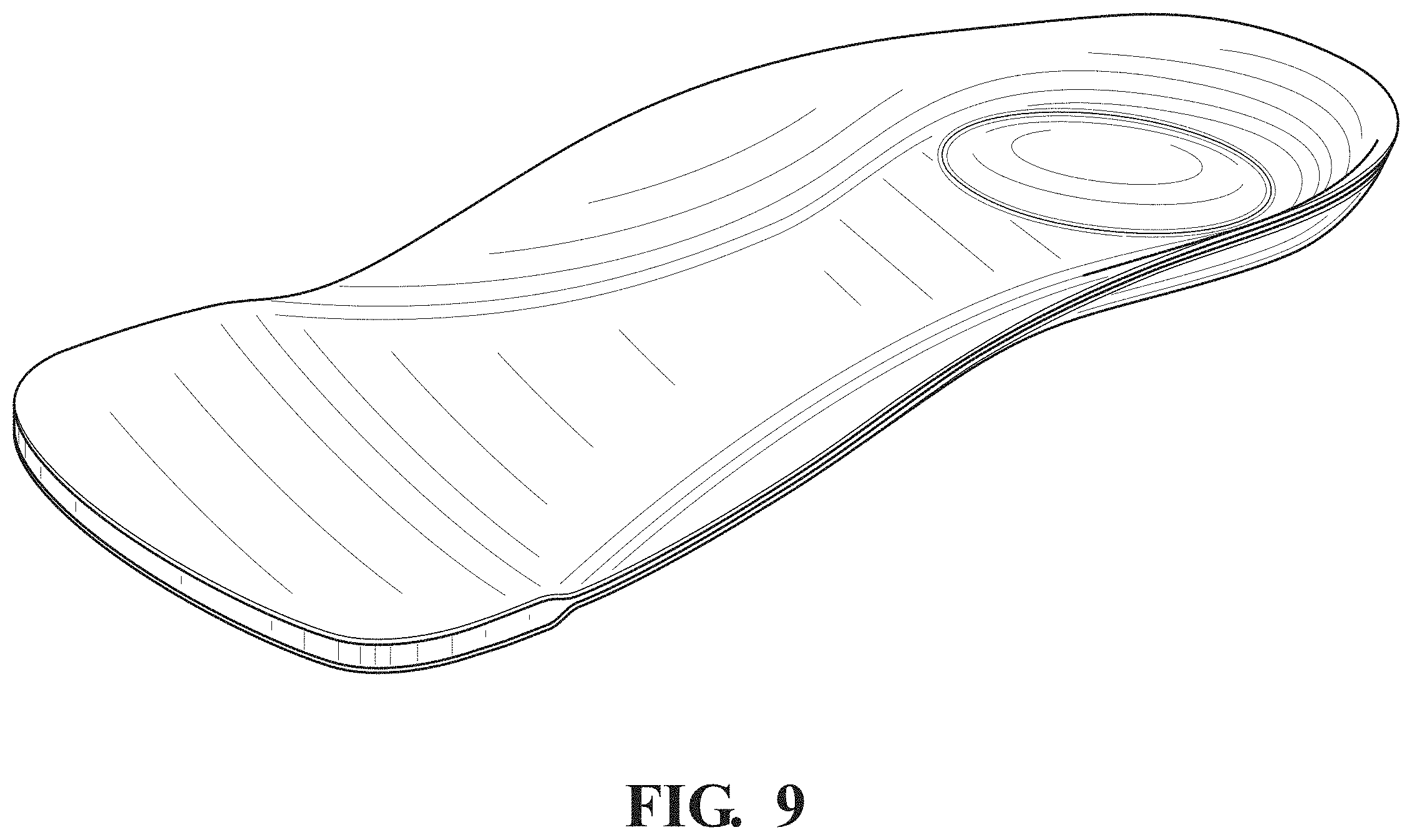 Patent USD1001454 Figure 8 – Insole