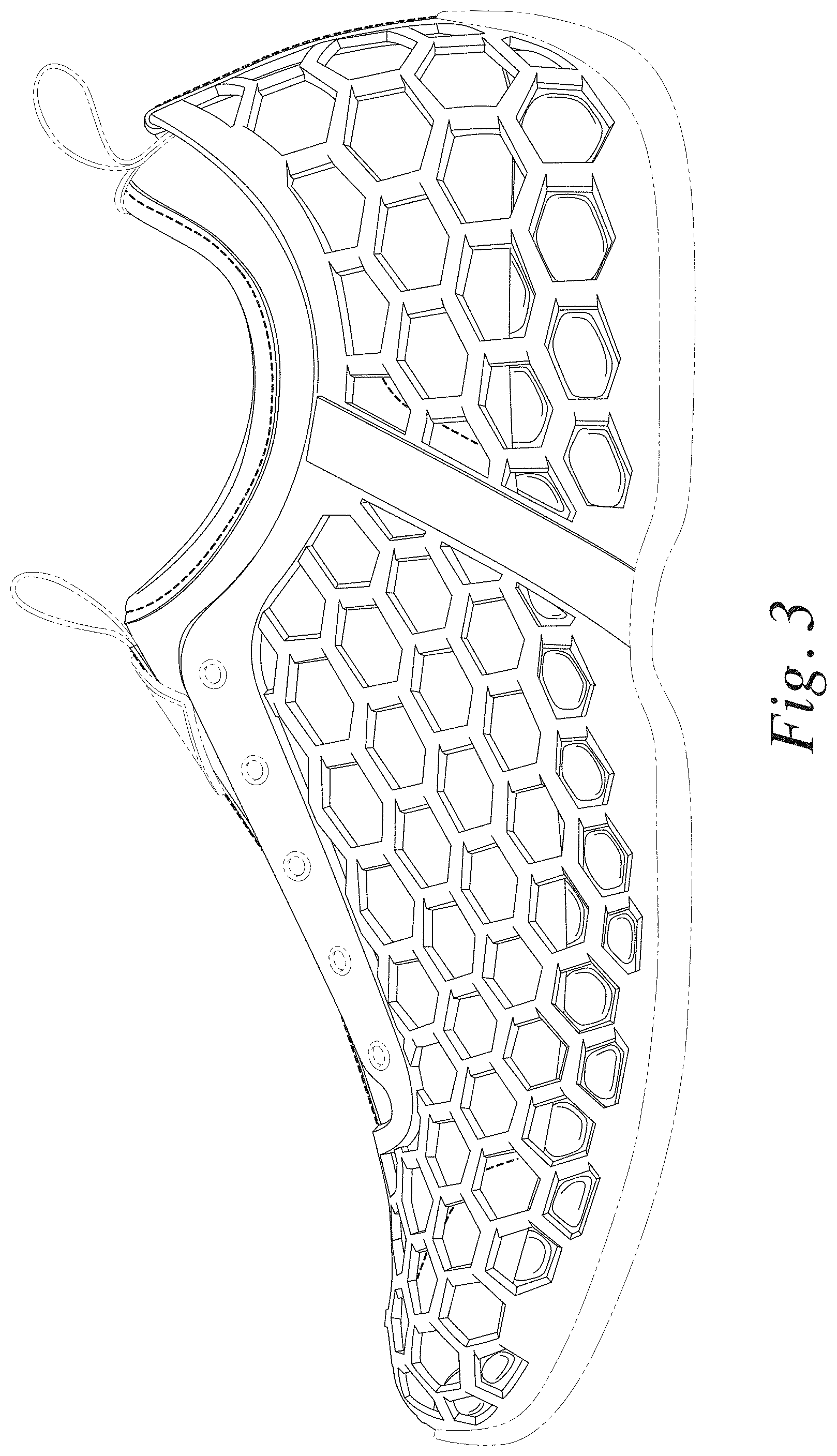 Patent USD1001456 Figure 3 – Footwear upper