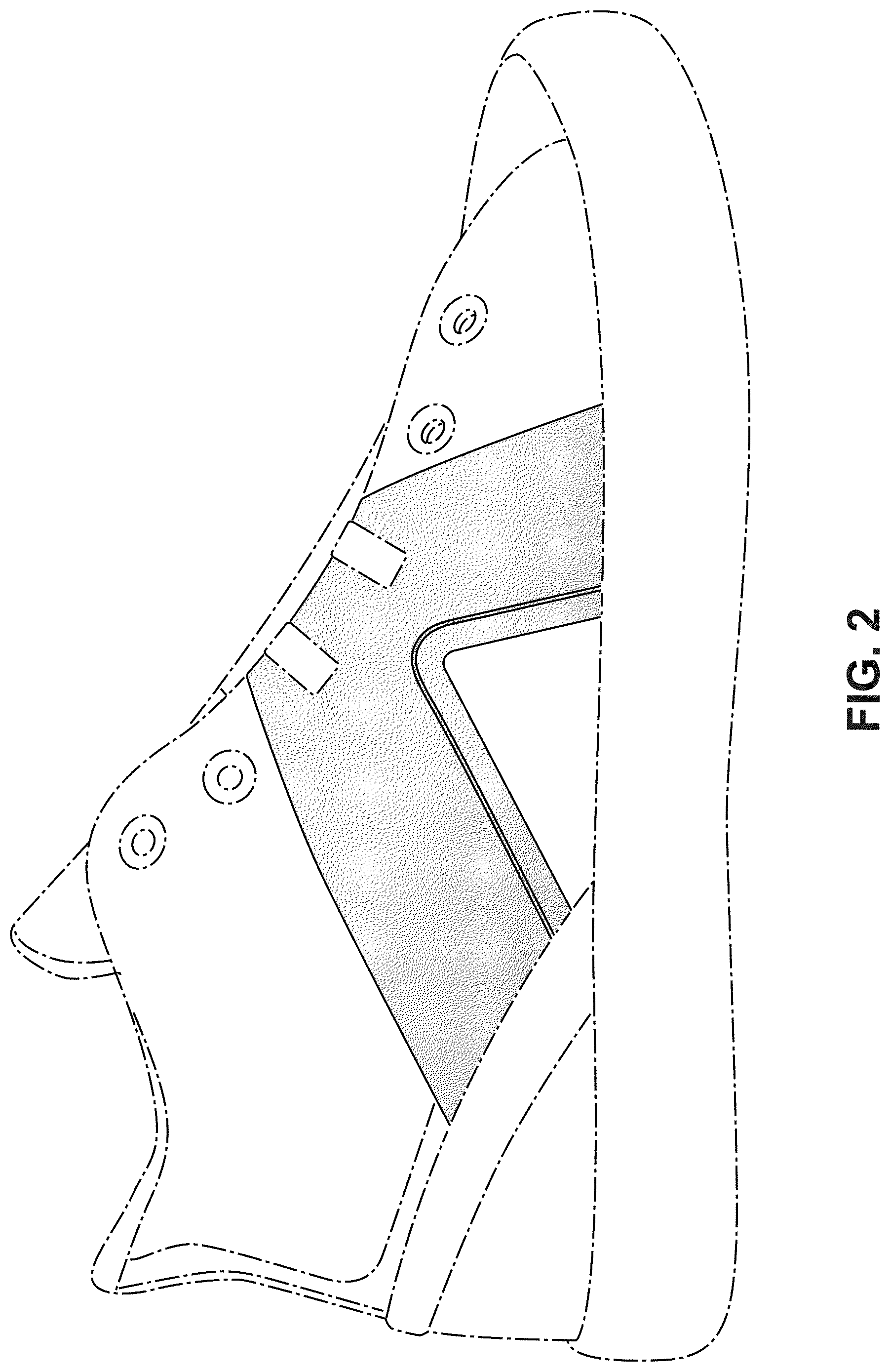 Patent USD1001457 Figure 2 – Shoe