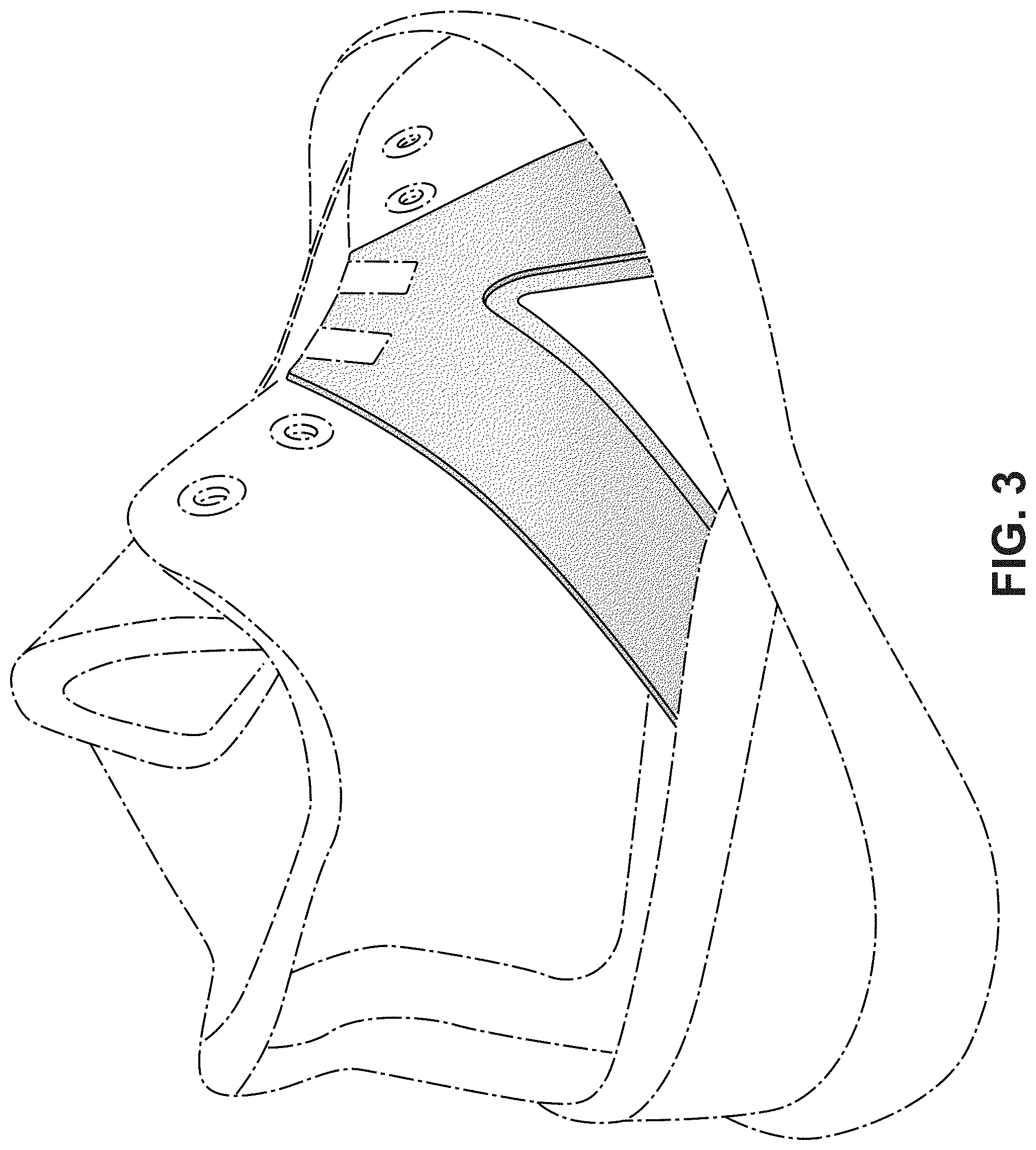 Patent USD1001457 Figure 3 – Shoe