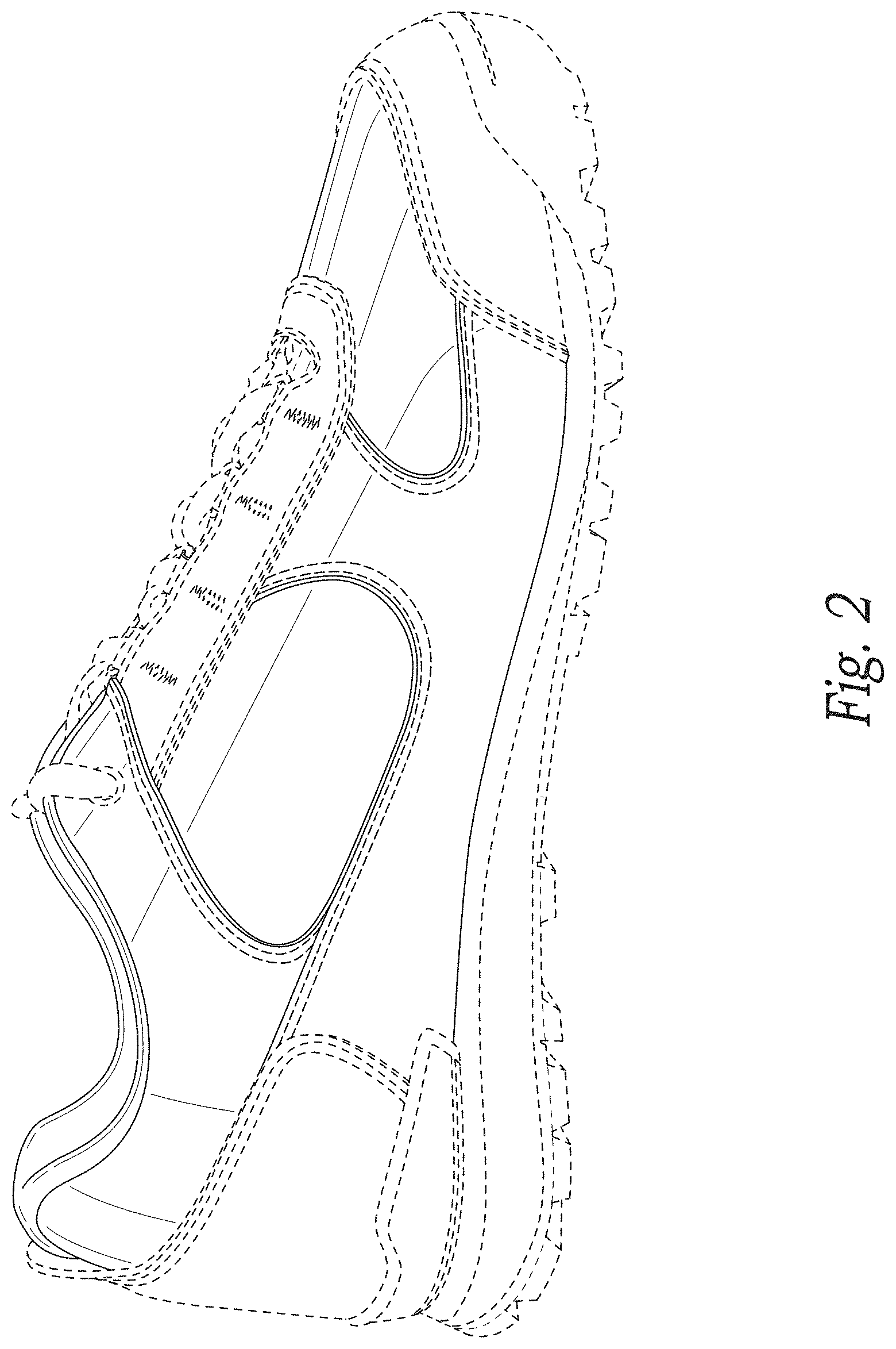 Patent USD1001459 Figure 2 – Shoe