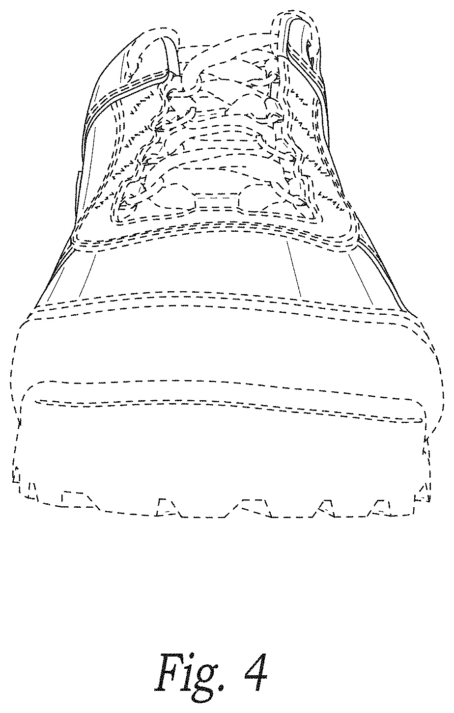 Patent USD1001459 Figure 4 – Shoe