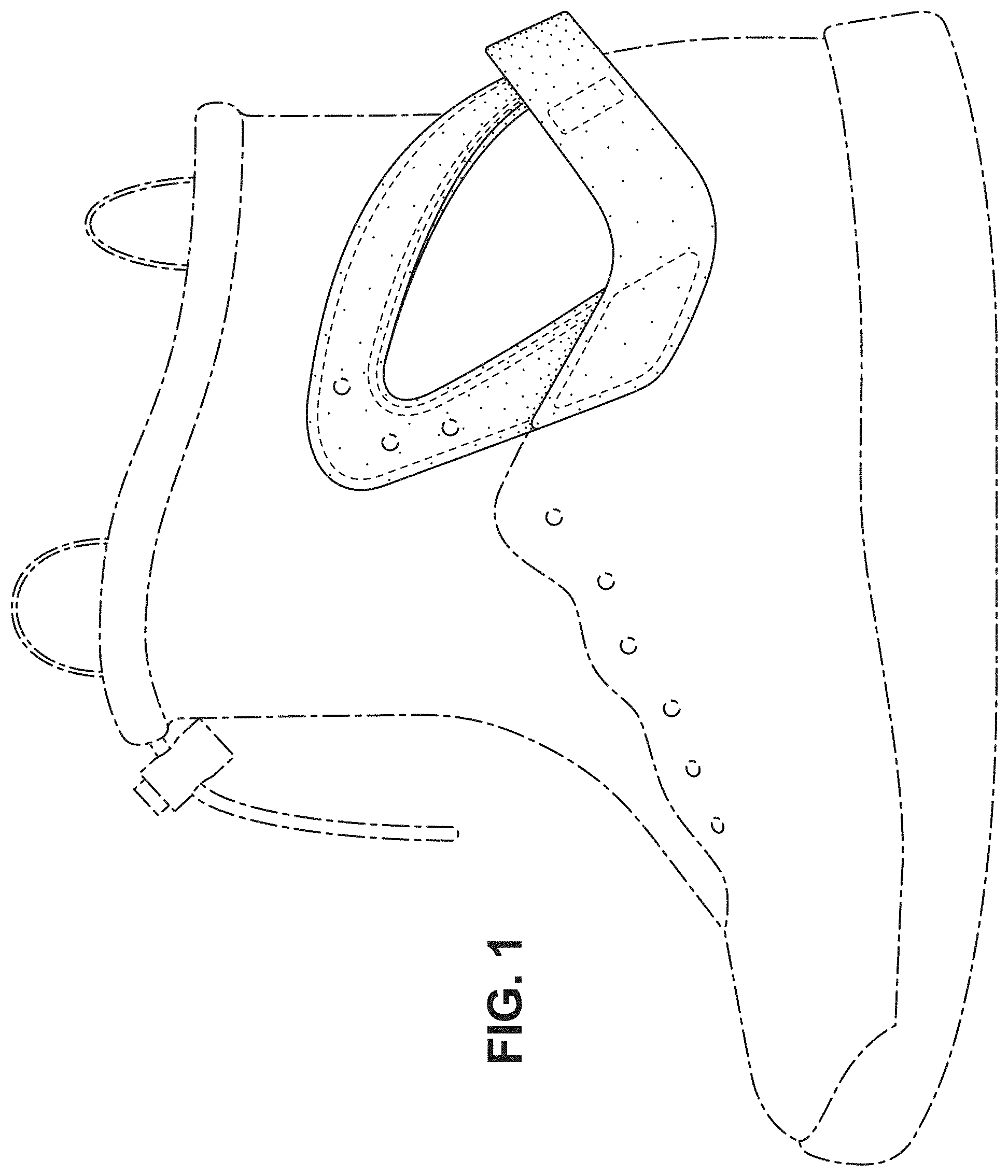 Patent USD1001461 Figure 1 – Shoe