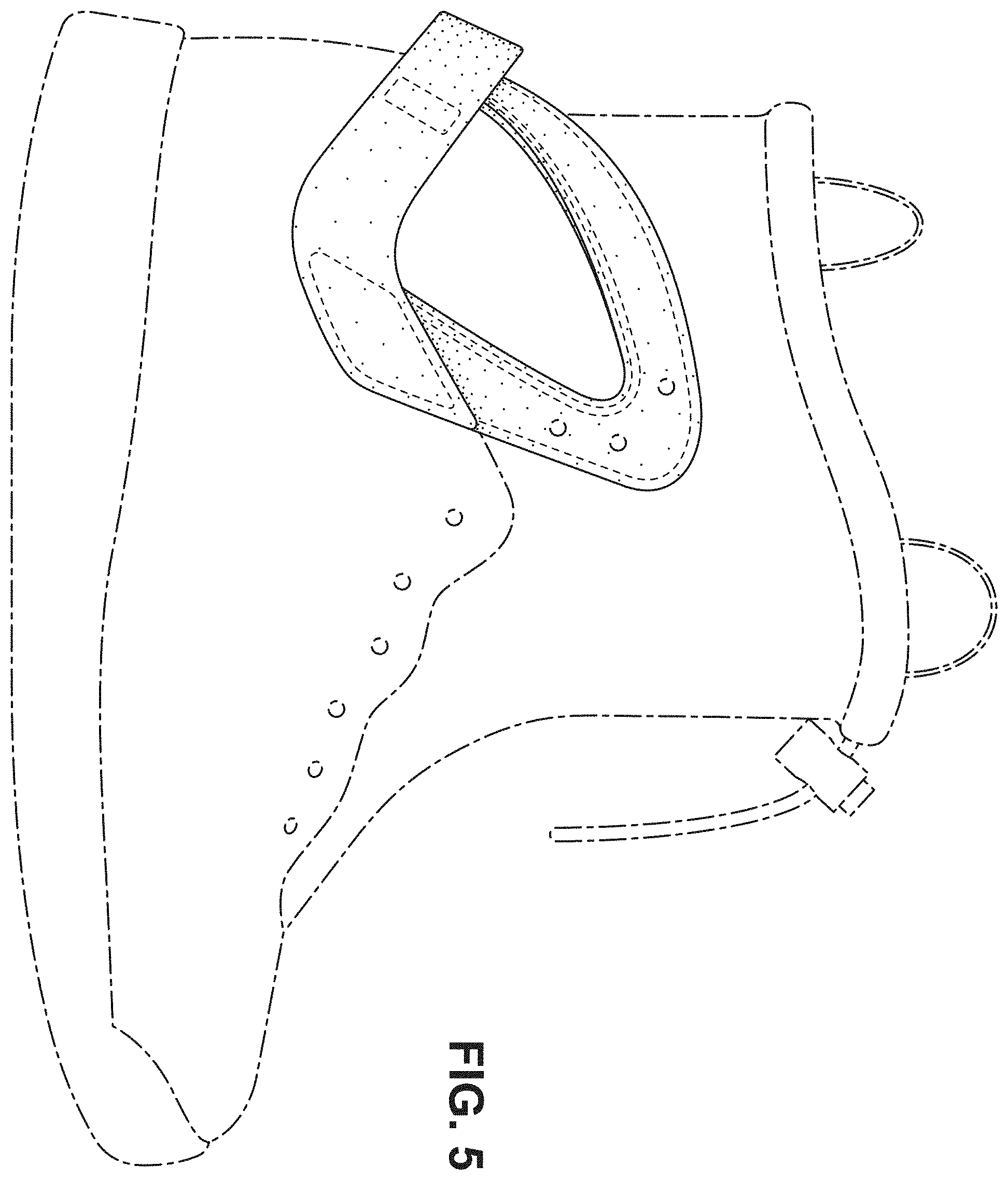 Patent USD1001461 Figure 5 – Shoe