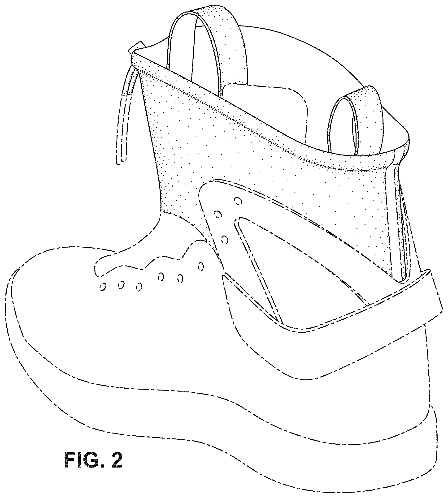 Patent USD1001462 Figure 2 – Shoe