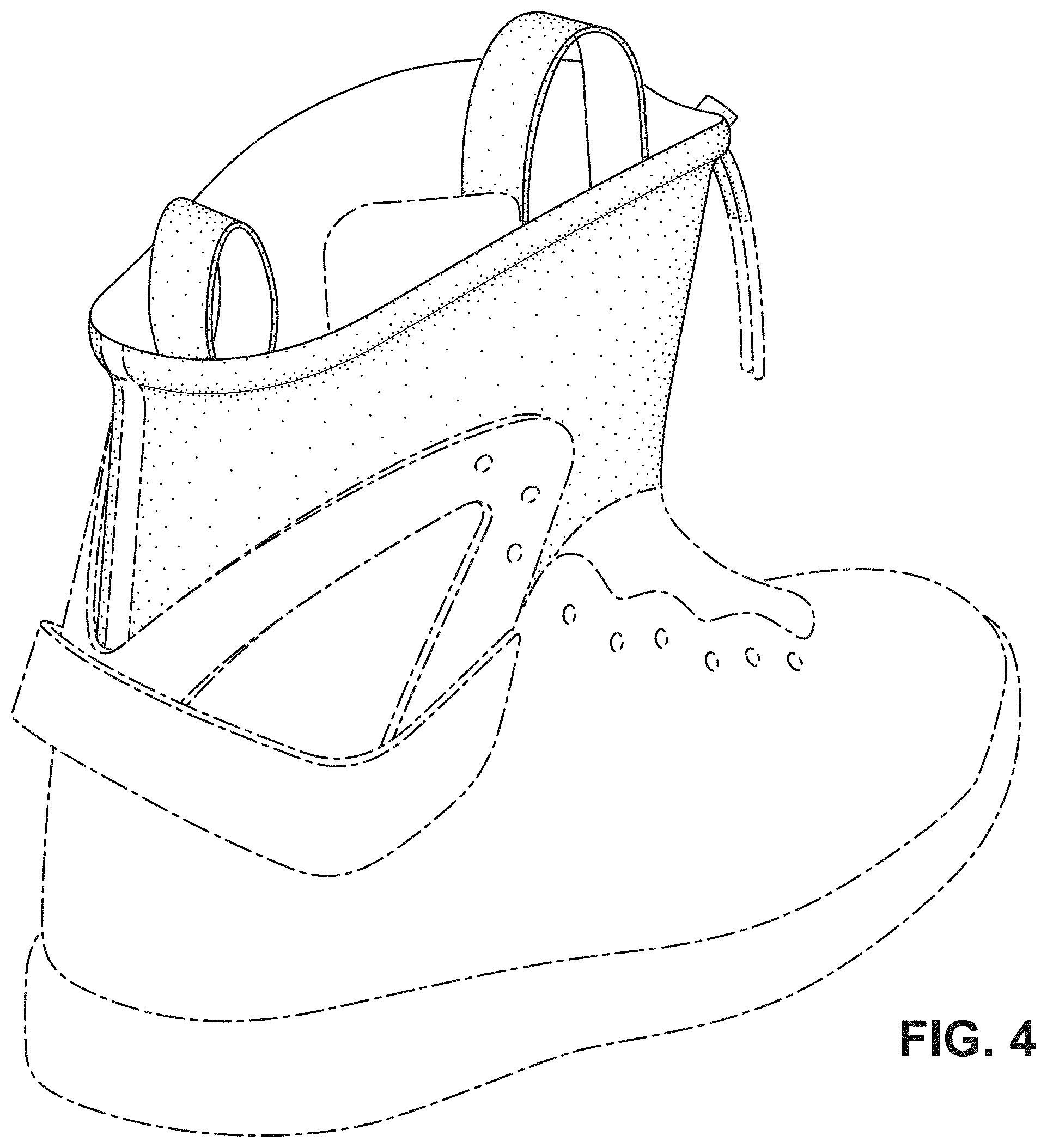 Patent USD1001462 Figure 4 – Shoe