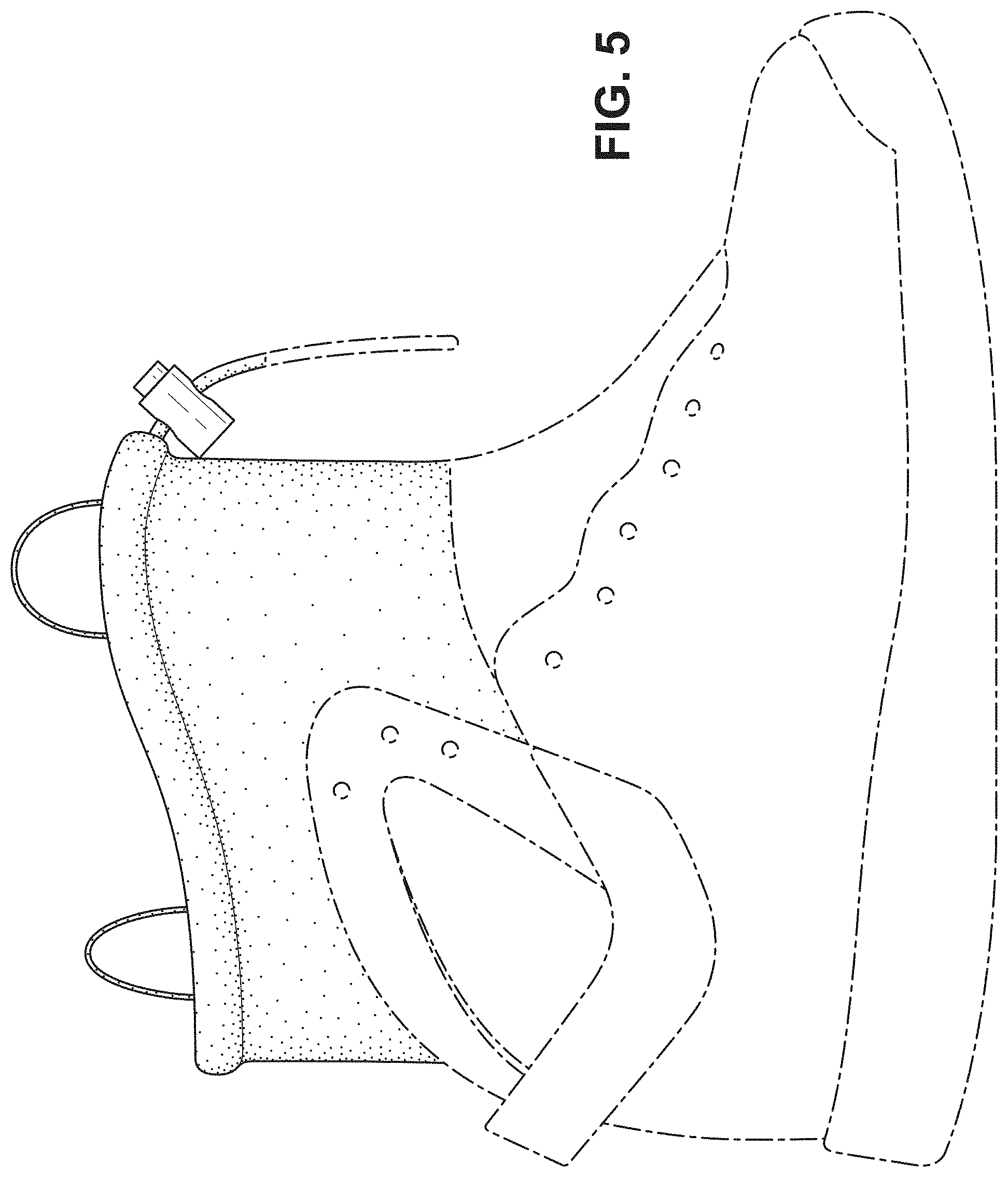 Patent USD1001462 Figure 5 – Shoe