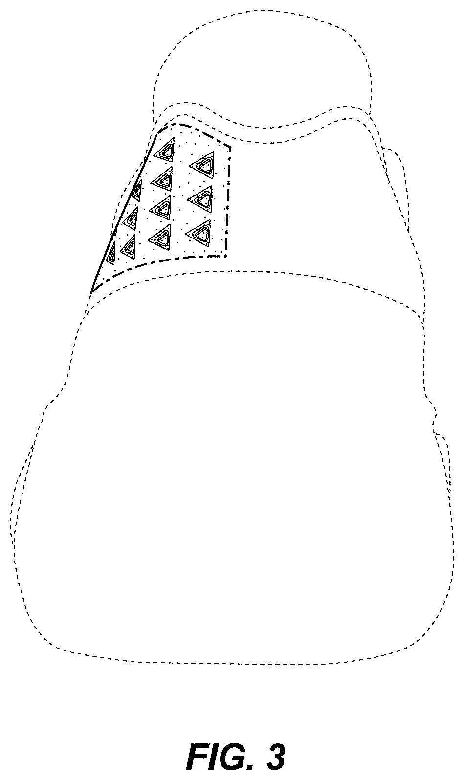 Patent USD1001463 Figure 3 – Shoe
