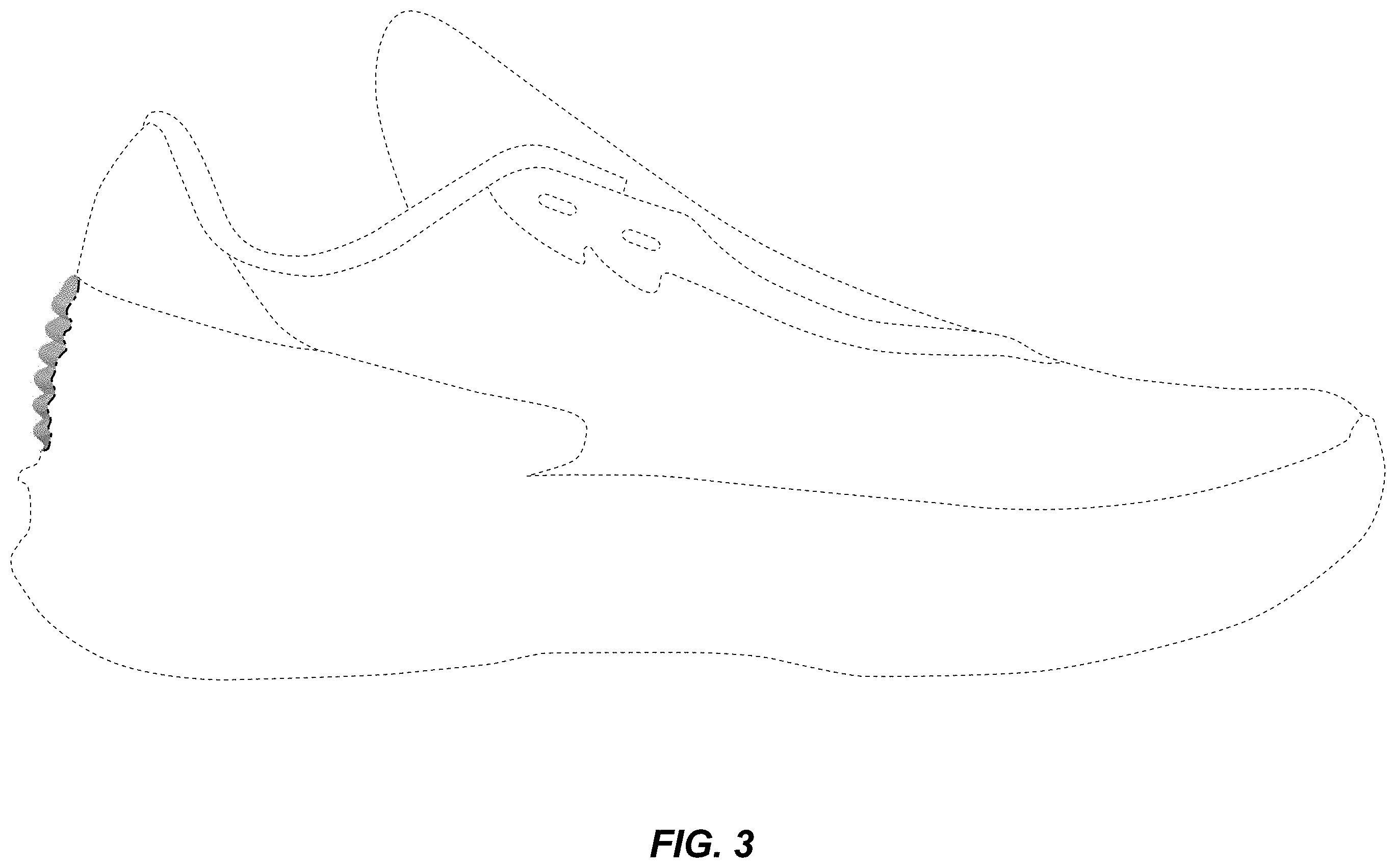 Patent USD1001464 Figure 3 – Shoe