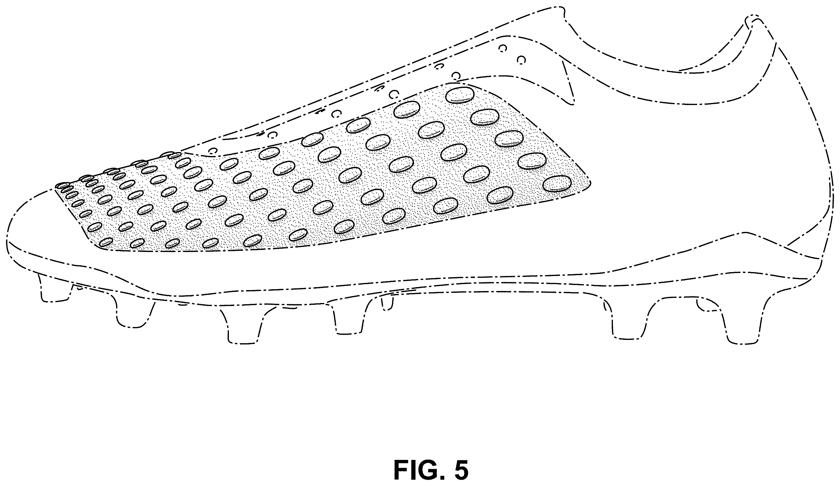 Patent USD1001465 Figure 5 – Shoe