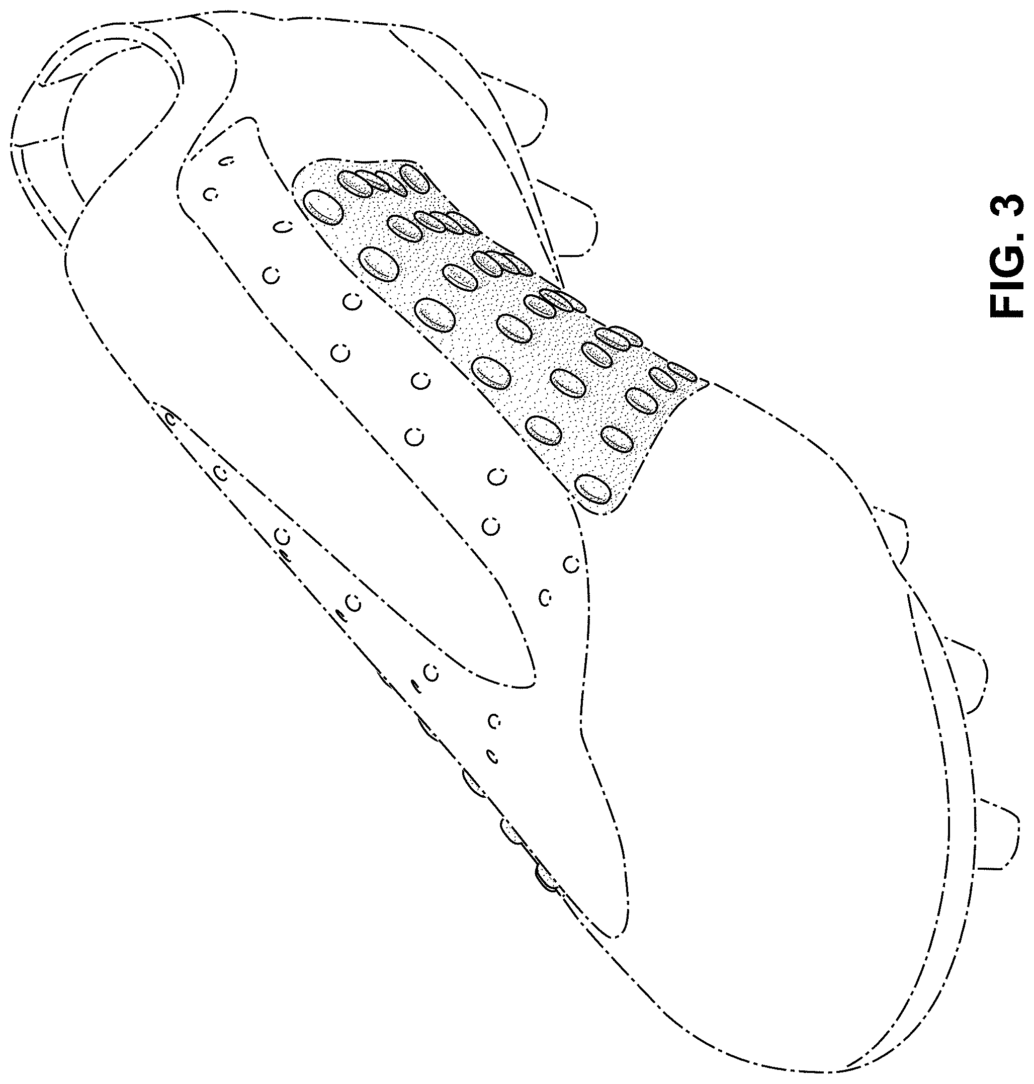 Patent USD1001466 Figure 3 – Shoe
