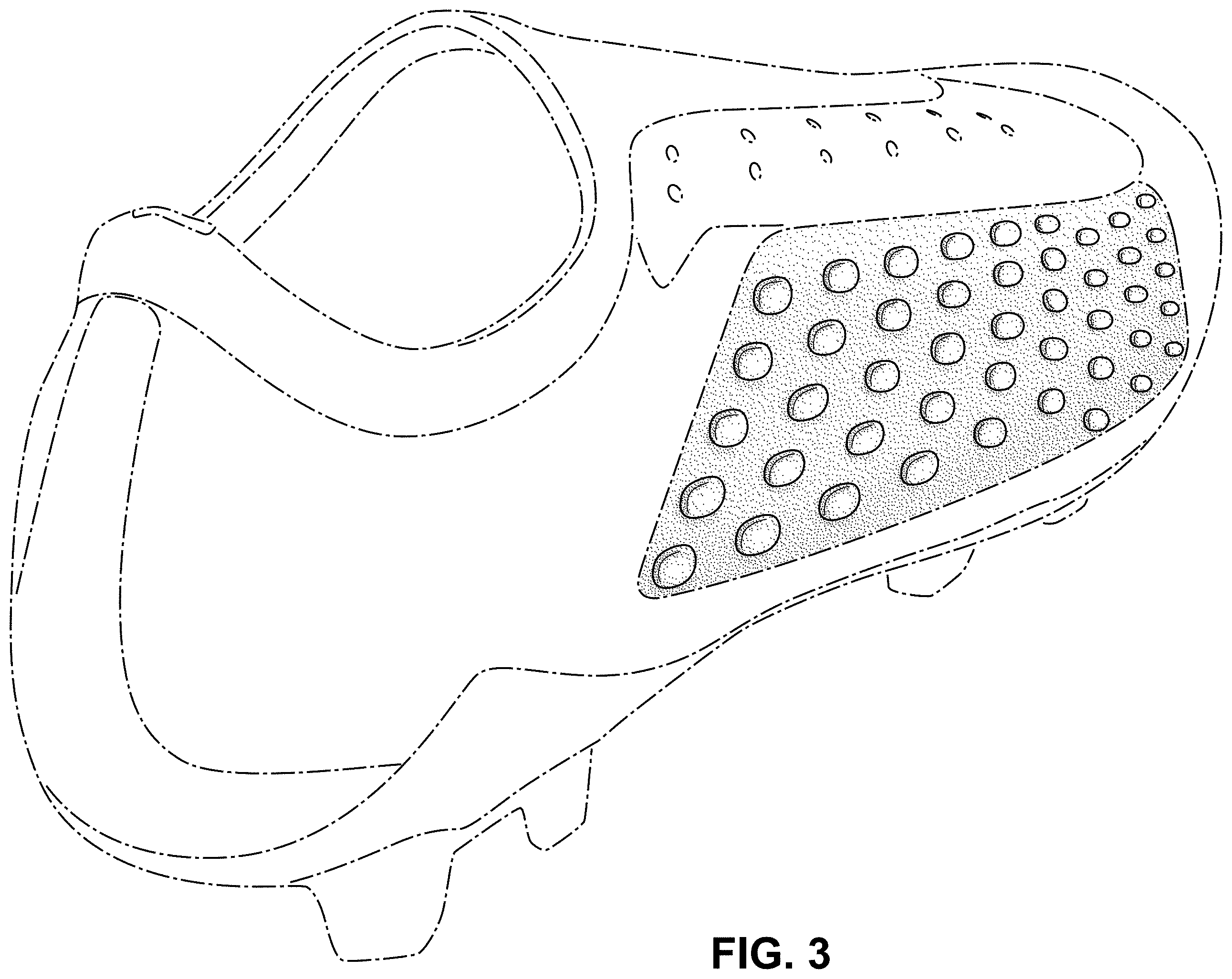 Patent USD1001467 Figure 3 – Shoe
