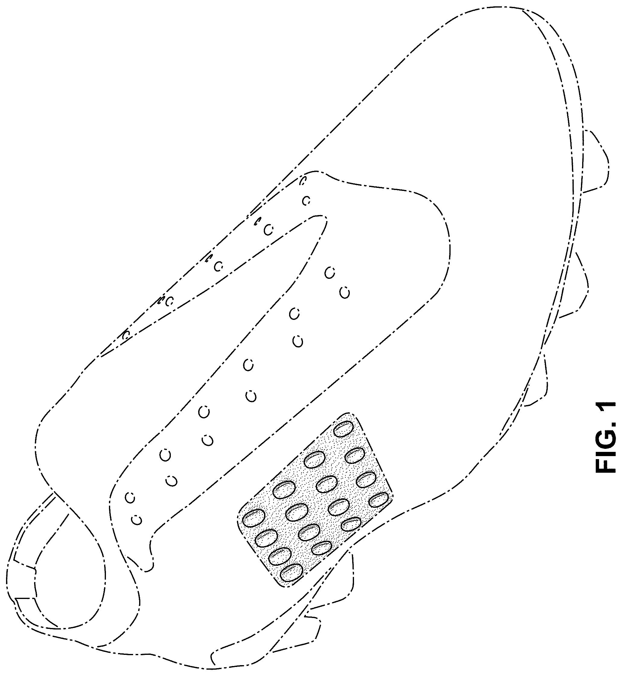 Patent USD1001468 Figure 1 – Shoe