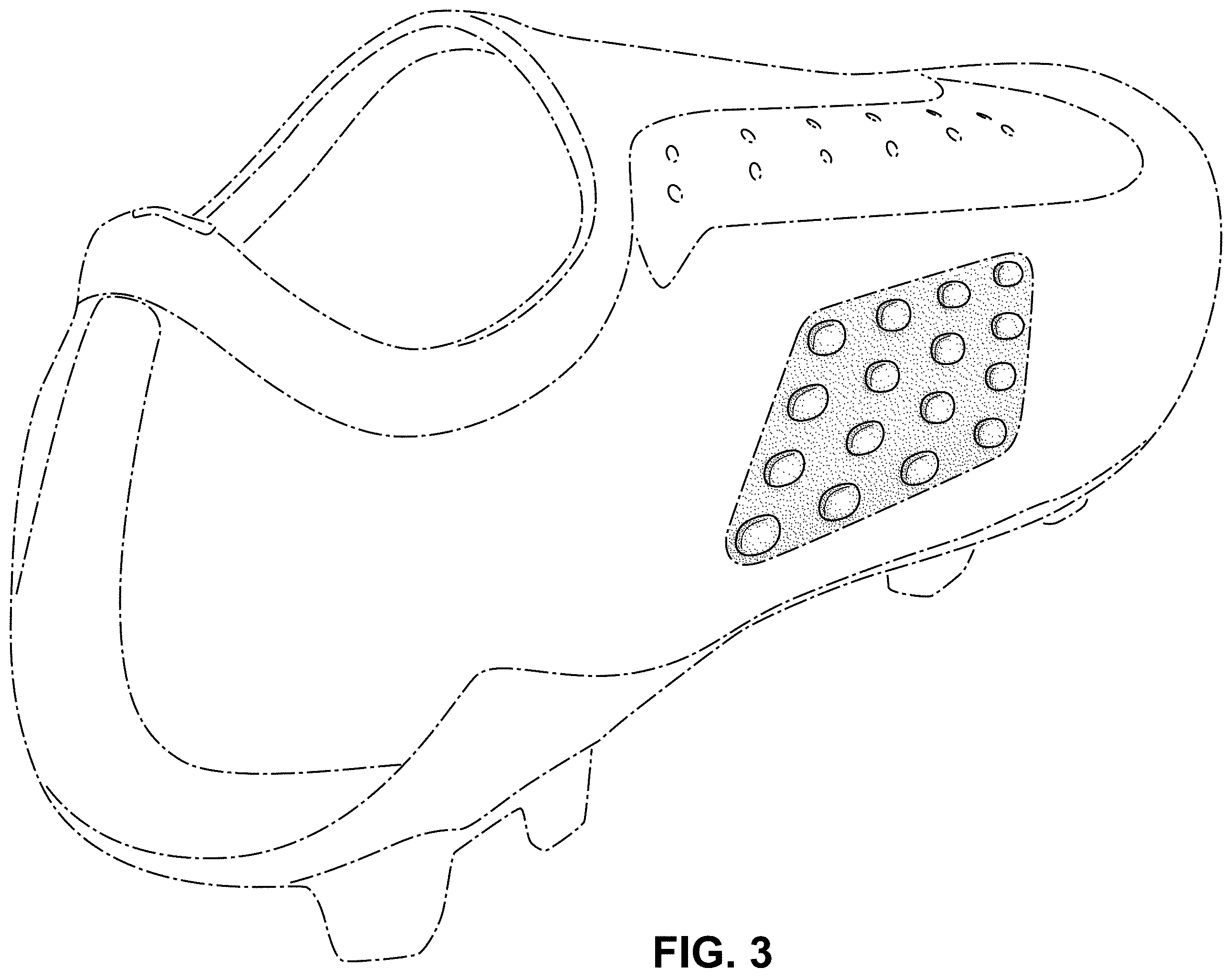 Patent USD1001468 Figure 3 – Shoe