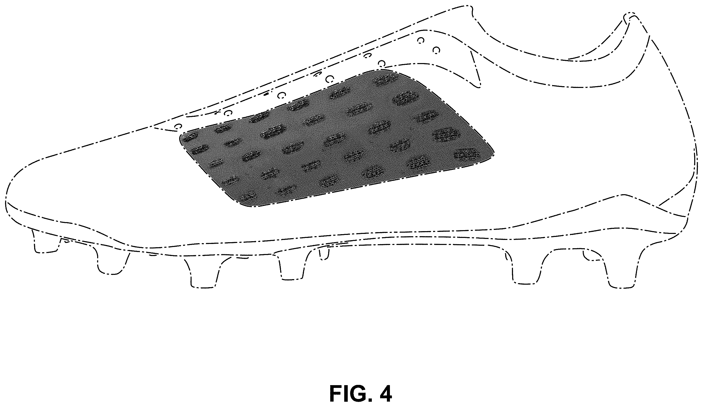 Patent USD1001470 Figure 4 – Shoe