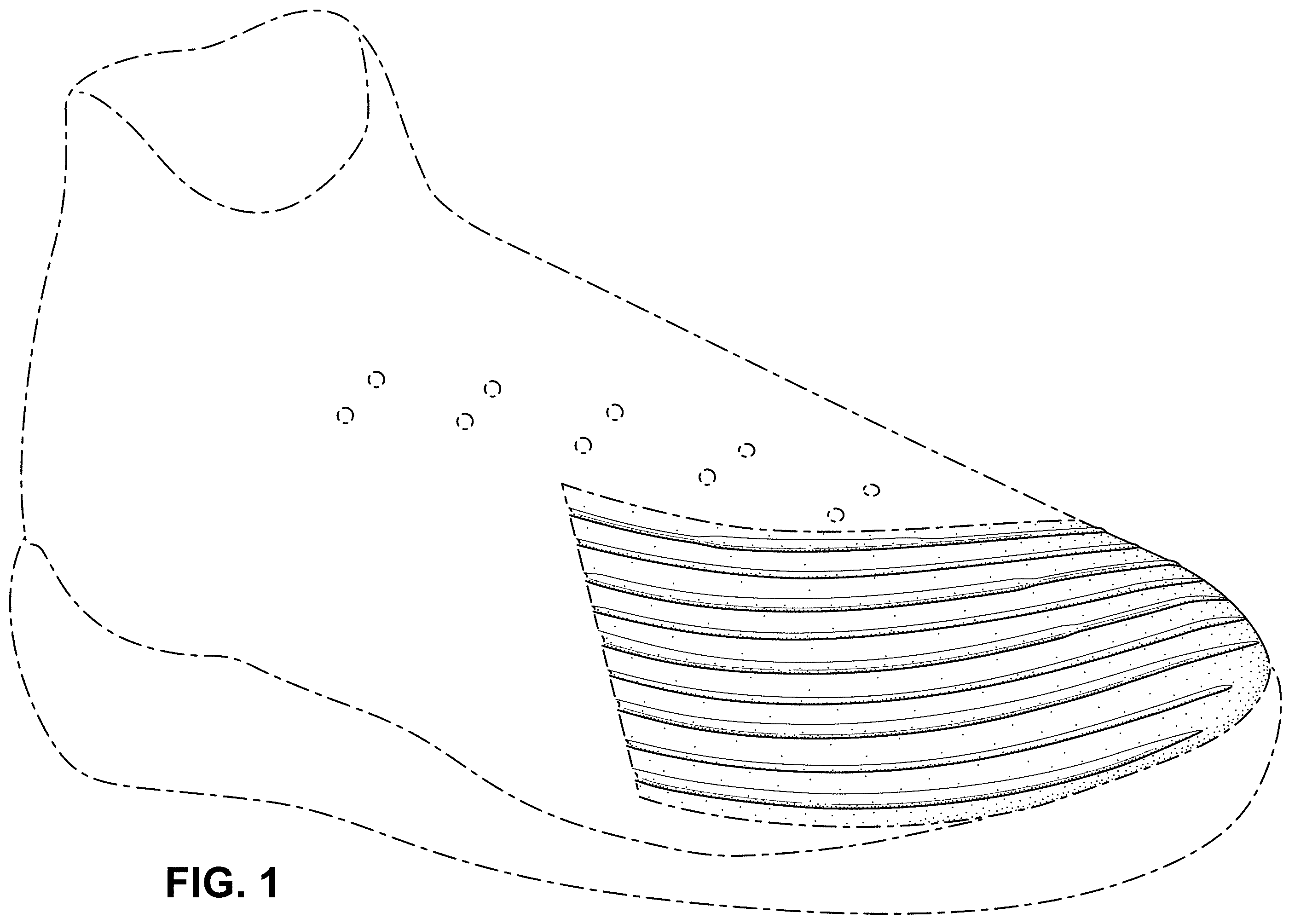 Patent USD1001474 Figure 1 – Shoe